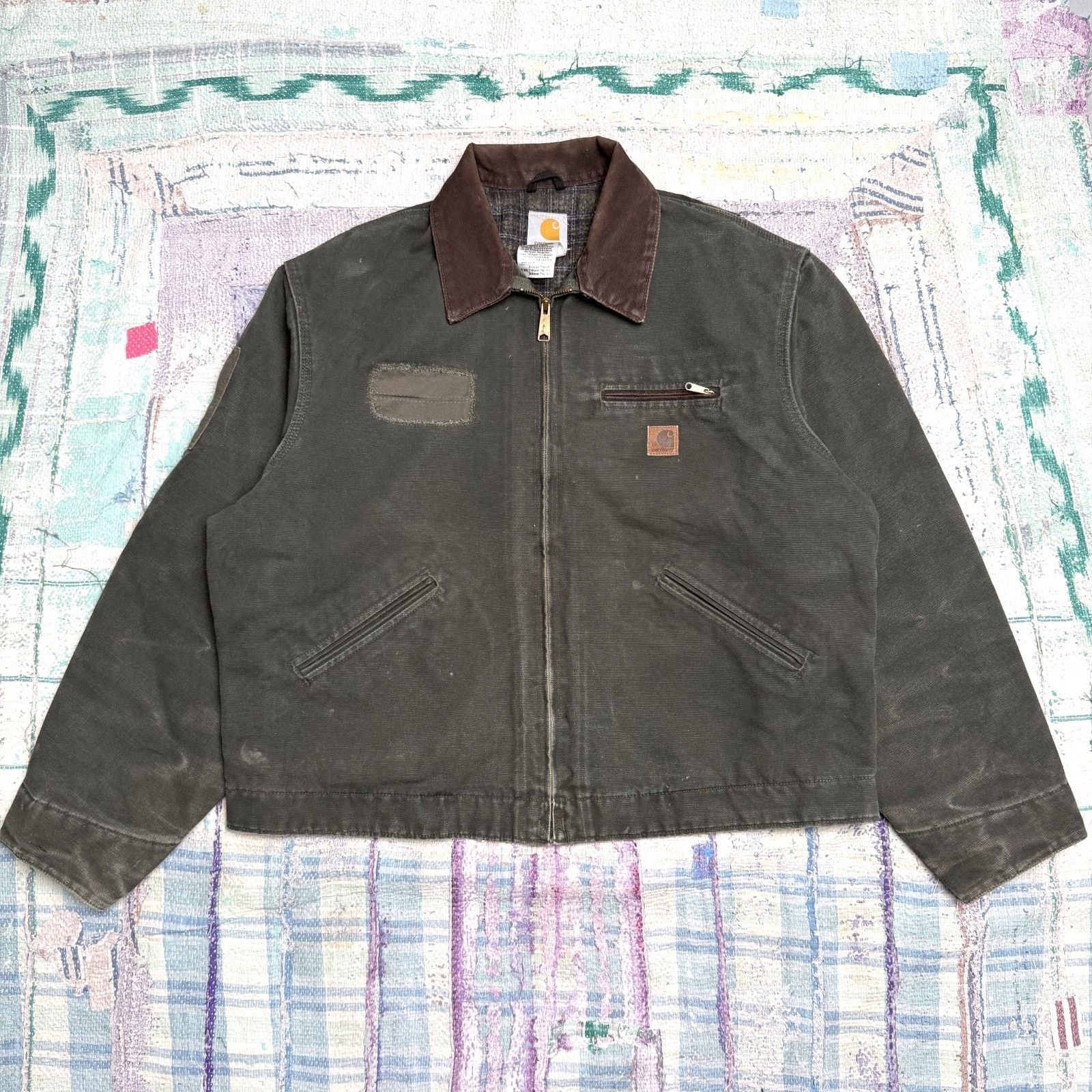 Carhartt × Vintage Carhartt Detroit Jacket J97 MOS Size M Carhartt 