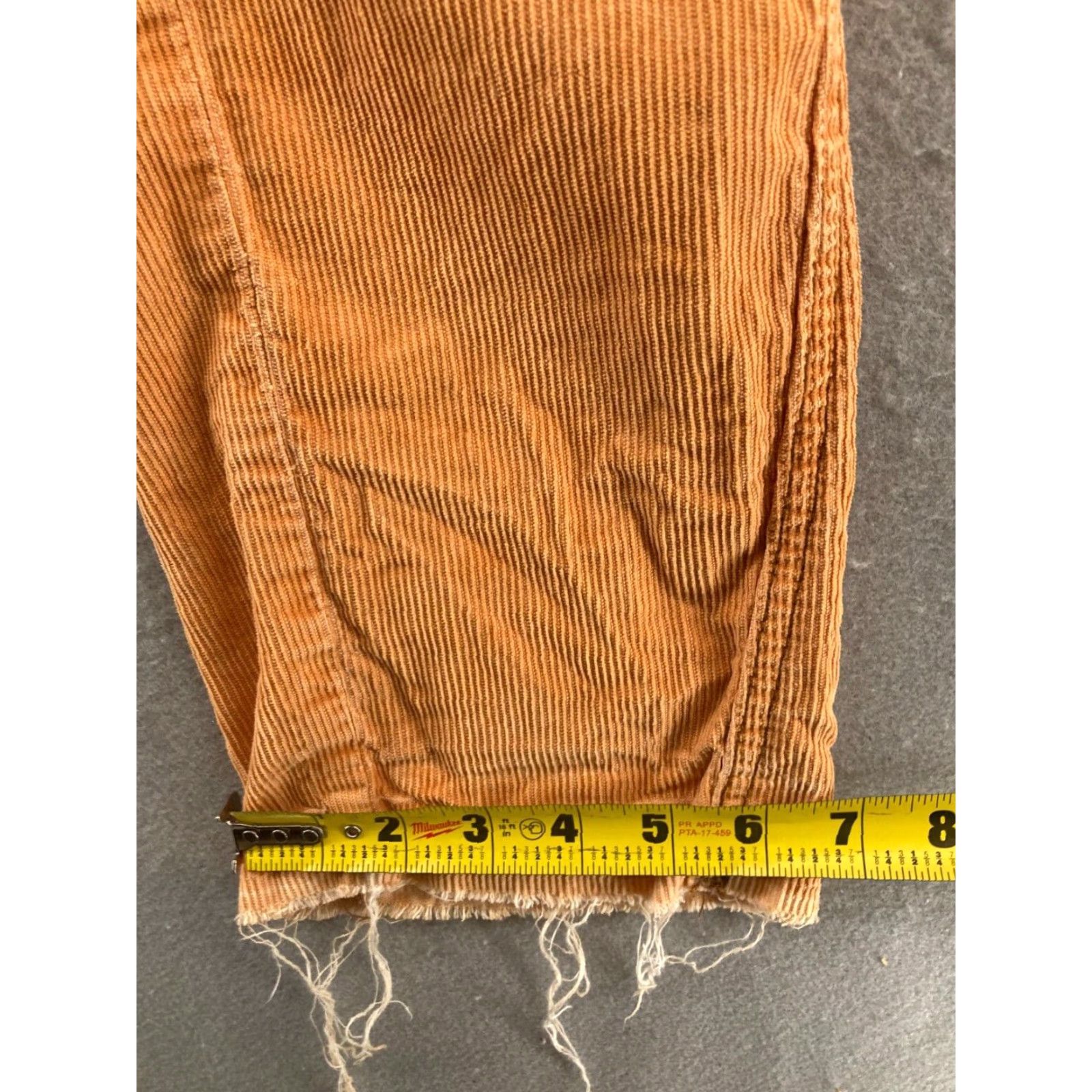 Vintage We The Free Womens Pants 26 Orange Cordouroy Size 26" / US 2 / IT 38 - 6 Thumbnail