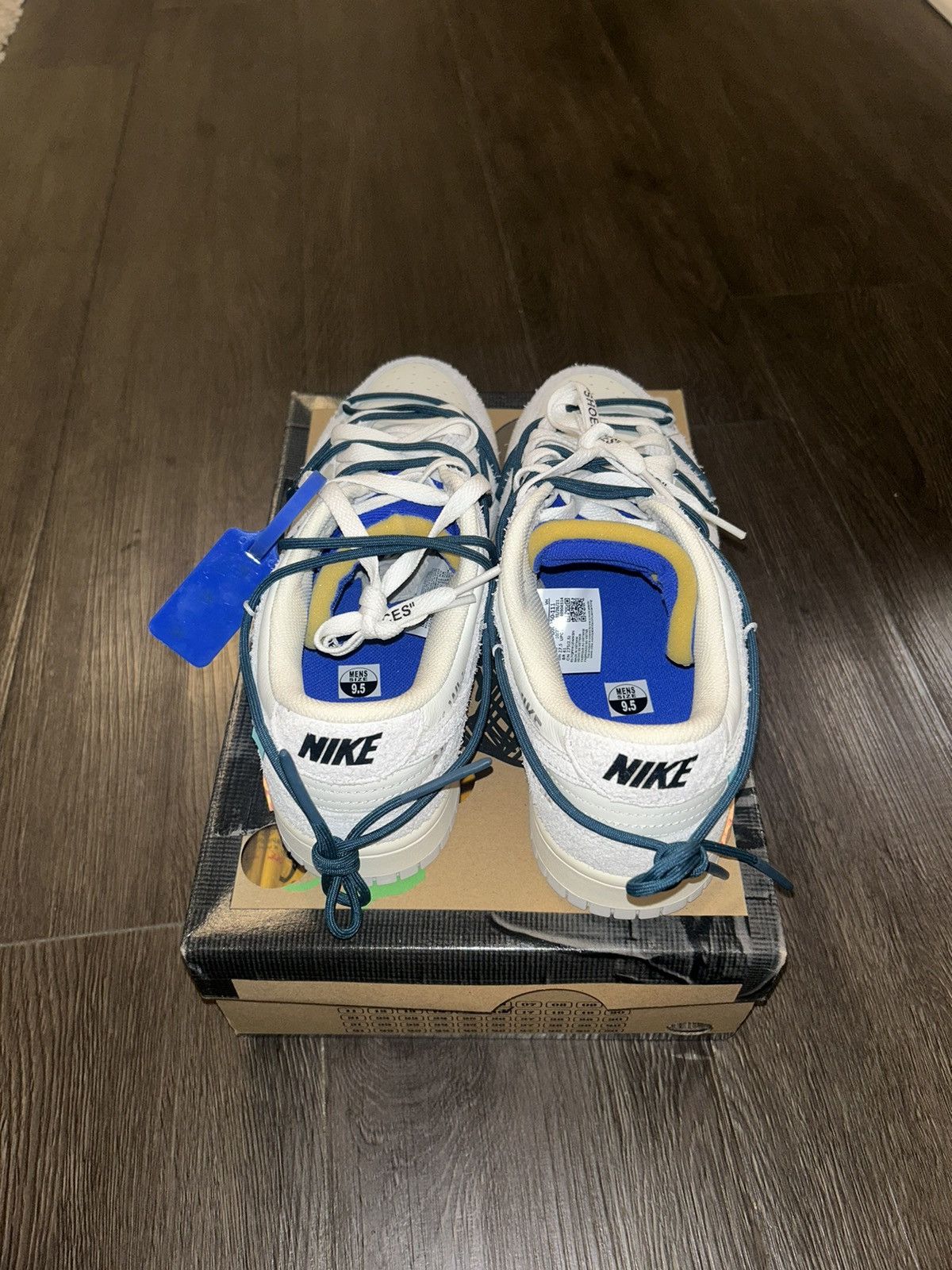 Nike Nike Dunk Low off-whites lot 16 Size US 9.5 / EU 42-43 - 3 Thumbnail
