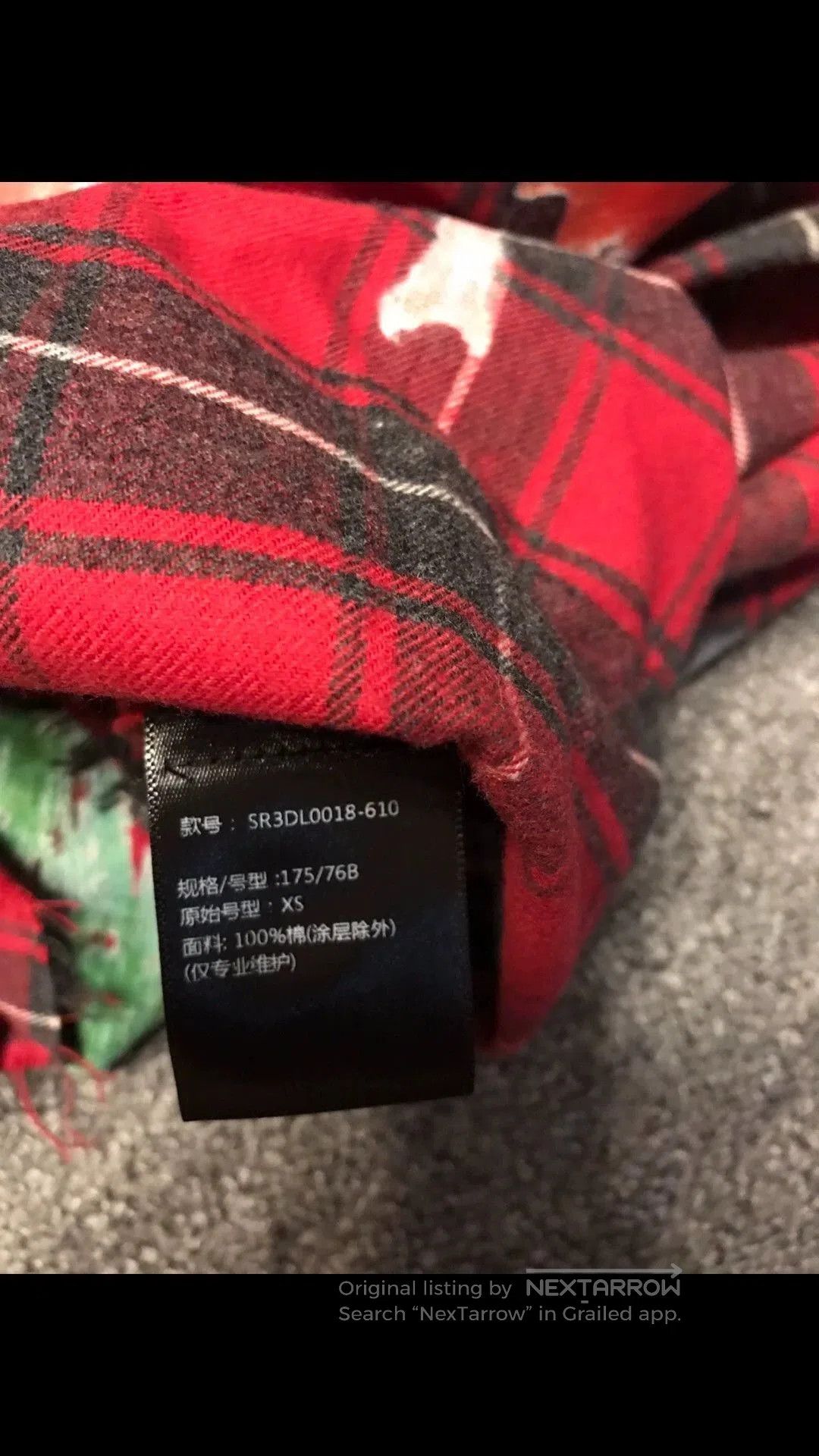 Amiri Red Plaid Graphic Button-Up Shirt XS. Size US XS / EU 42 / 0 - 6 Thumbnail