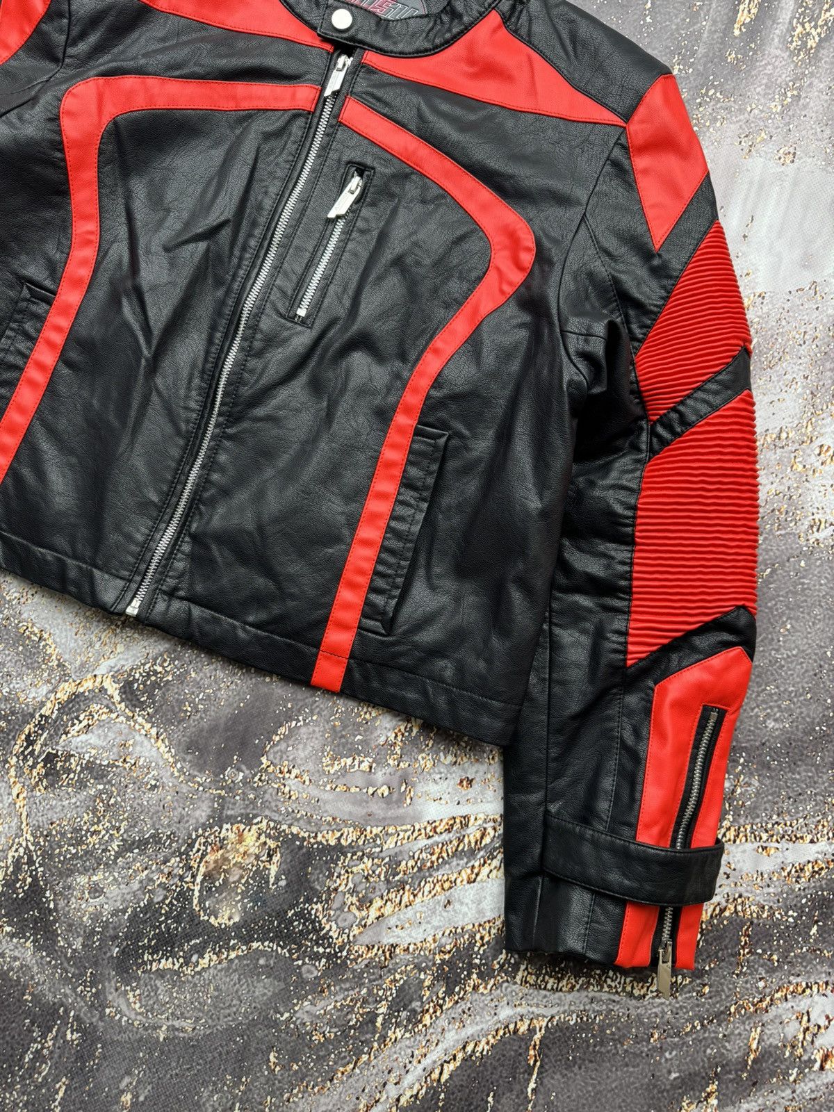 Vintage AMISU Vintage Racing Bomber Jacket Size M / US 6-8 / IT 42-44 - 3 Thumbnail
