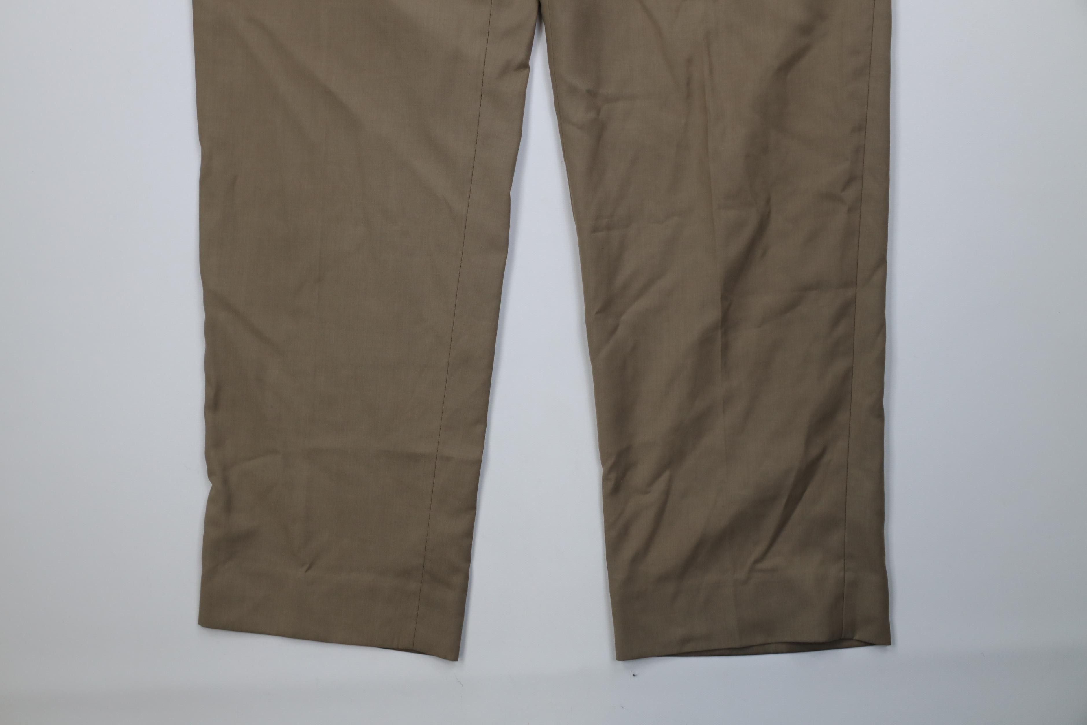 Polo Ralph Lauren Vintage 90s Ralph Lauren Distressed Wide Leg Chino Pants Size US 36 / EU 52 - 4 Thumbnail