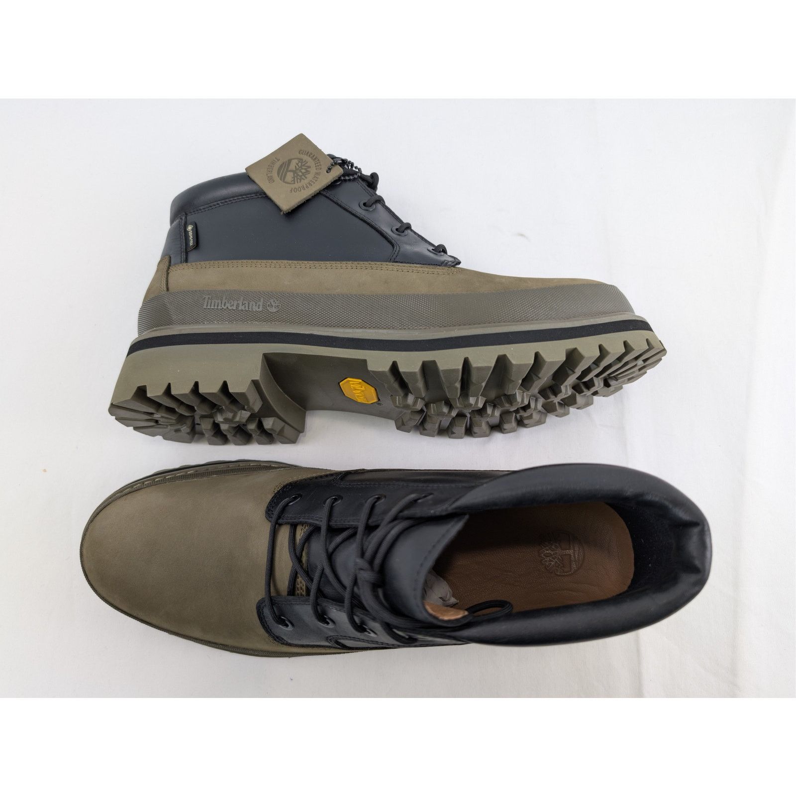 Timberland o1rshd1 Premium Mid Lace Up GTX Chukka Boots in Dark Green Size US 11 / EU 44 - 1 Thumbnail