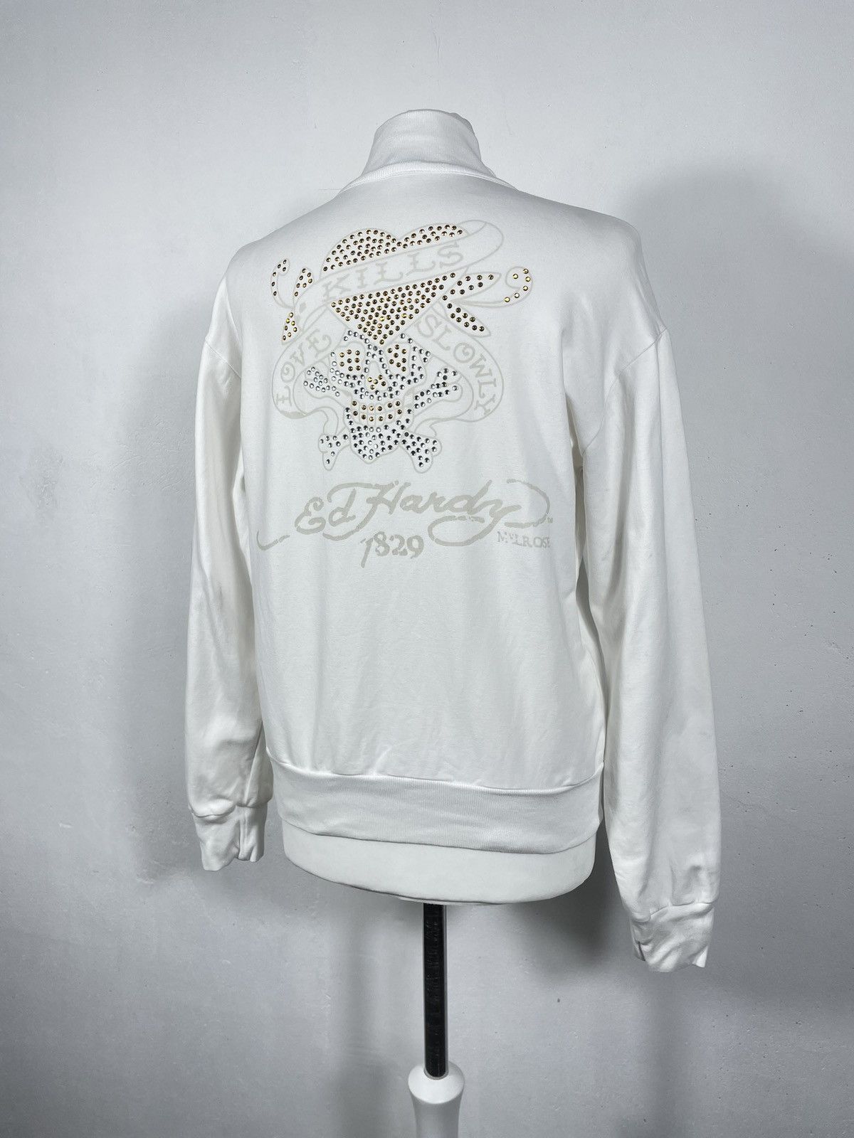 Christian Audigier × Ed Hardy × Vintage Ed Hardy x Christian Audigier Retro 00s Hoodie Swag Drip Size XL / US 12-14 / IT 48-50 - 4 Thumbnail