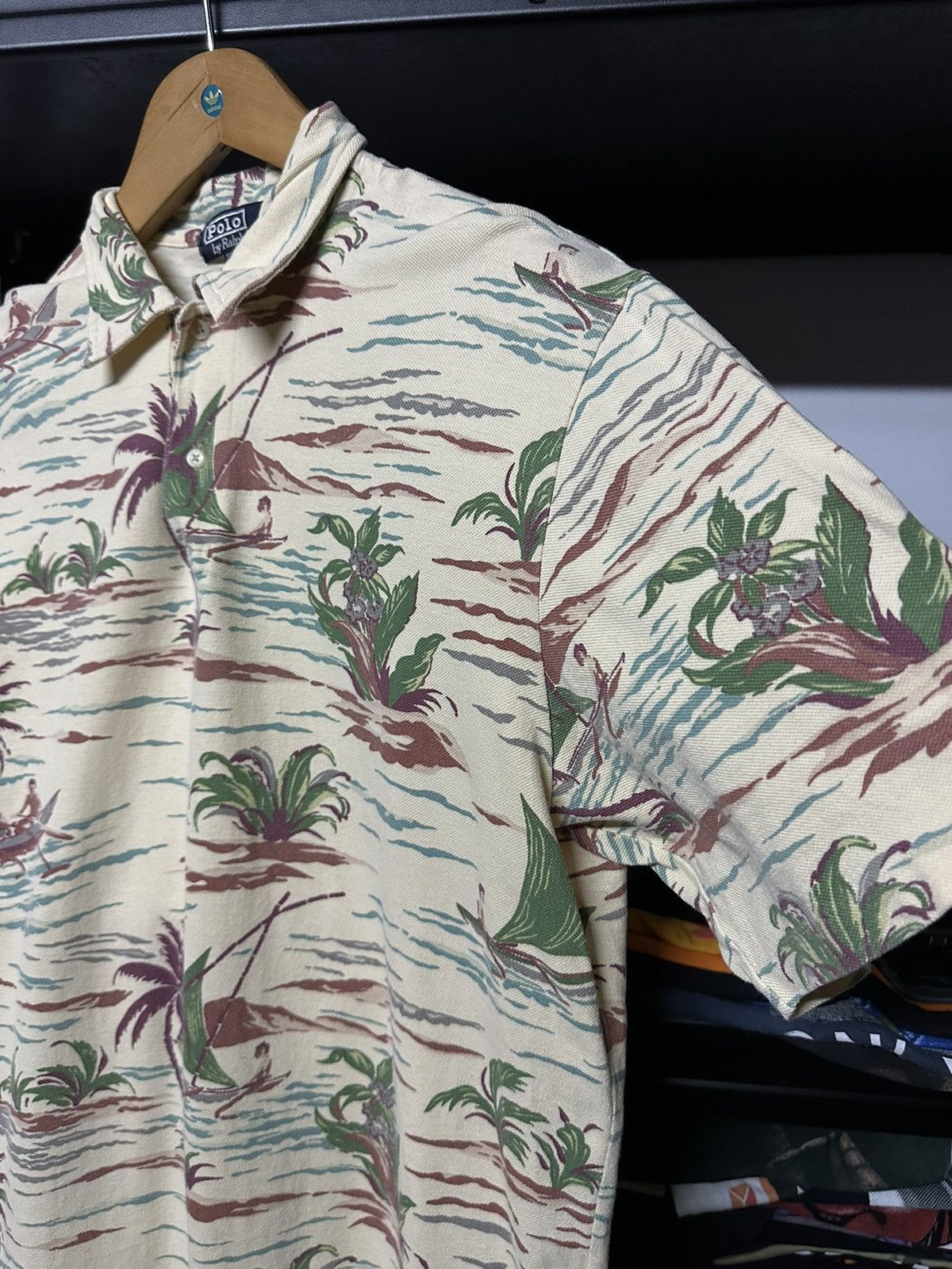 Polo Ralph Lauren × RRL Ralph Lauren × Vintage Vintage 90s Polo Ralph Lauren Sailing Hawaii Beach Polo Tee Size US L / EU 52-54 / 3 - 5 Thumbnail