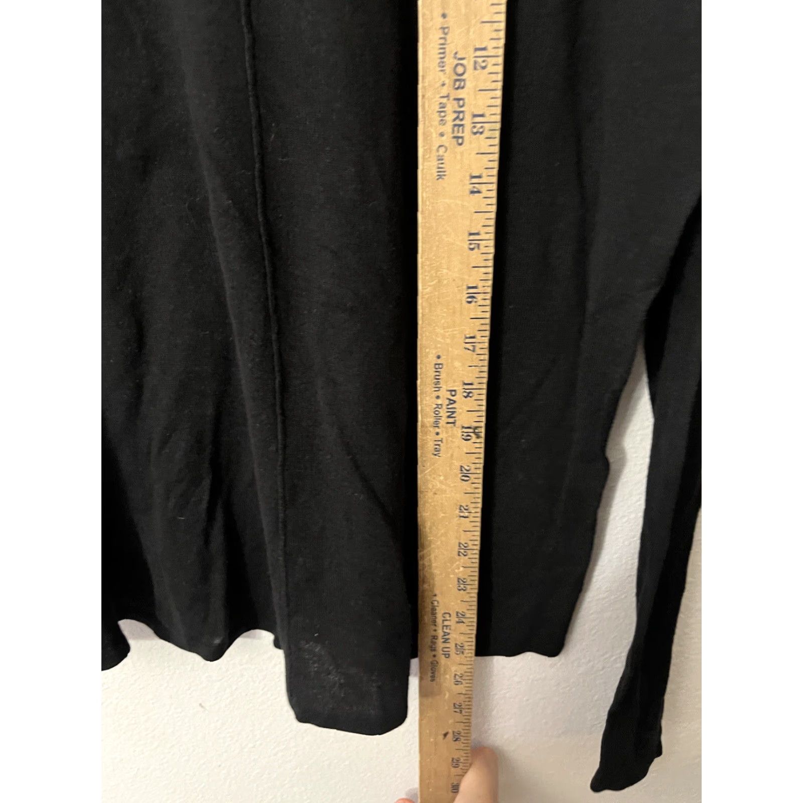 H&M H&M Lightweight Black Heathered Pullover Sweater Womens Small Long Sleeve Crew Neck Size S / US 4 / IT 40 - 4 Thumbnail
