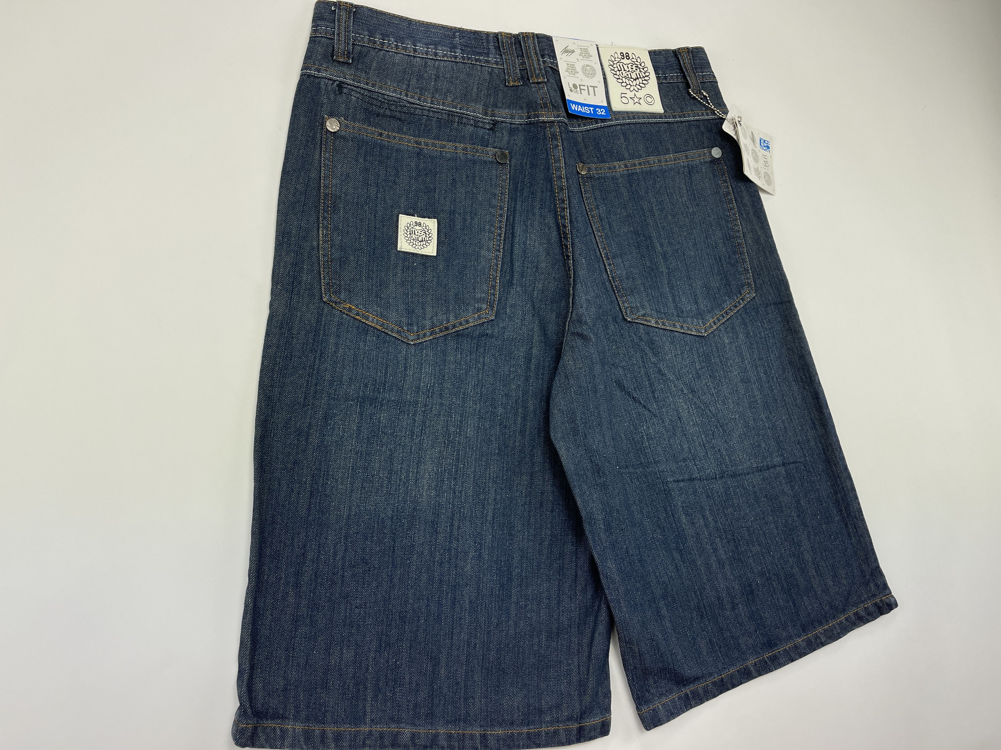 Vintage Mass DNM jeans shorts, vintage hip hop, 90s, skater, size 32 Size US 32 / EU 48 - 2 Thumbnail