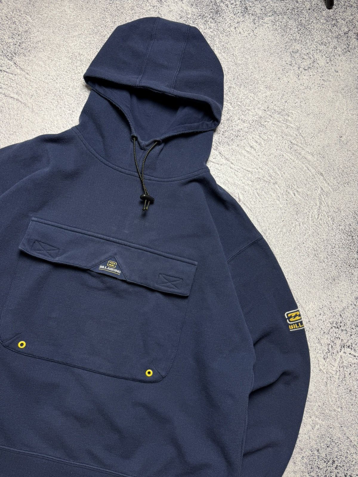 Billabong Vintage 90s Billabong Hoodie Ninja Hood Australian Surf Rare Size US L / EU 52-54 / 3 - 3 Thumbnail