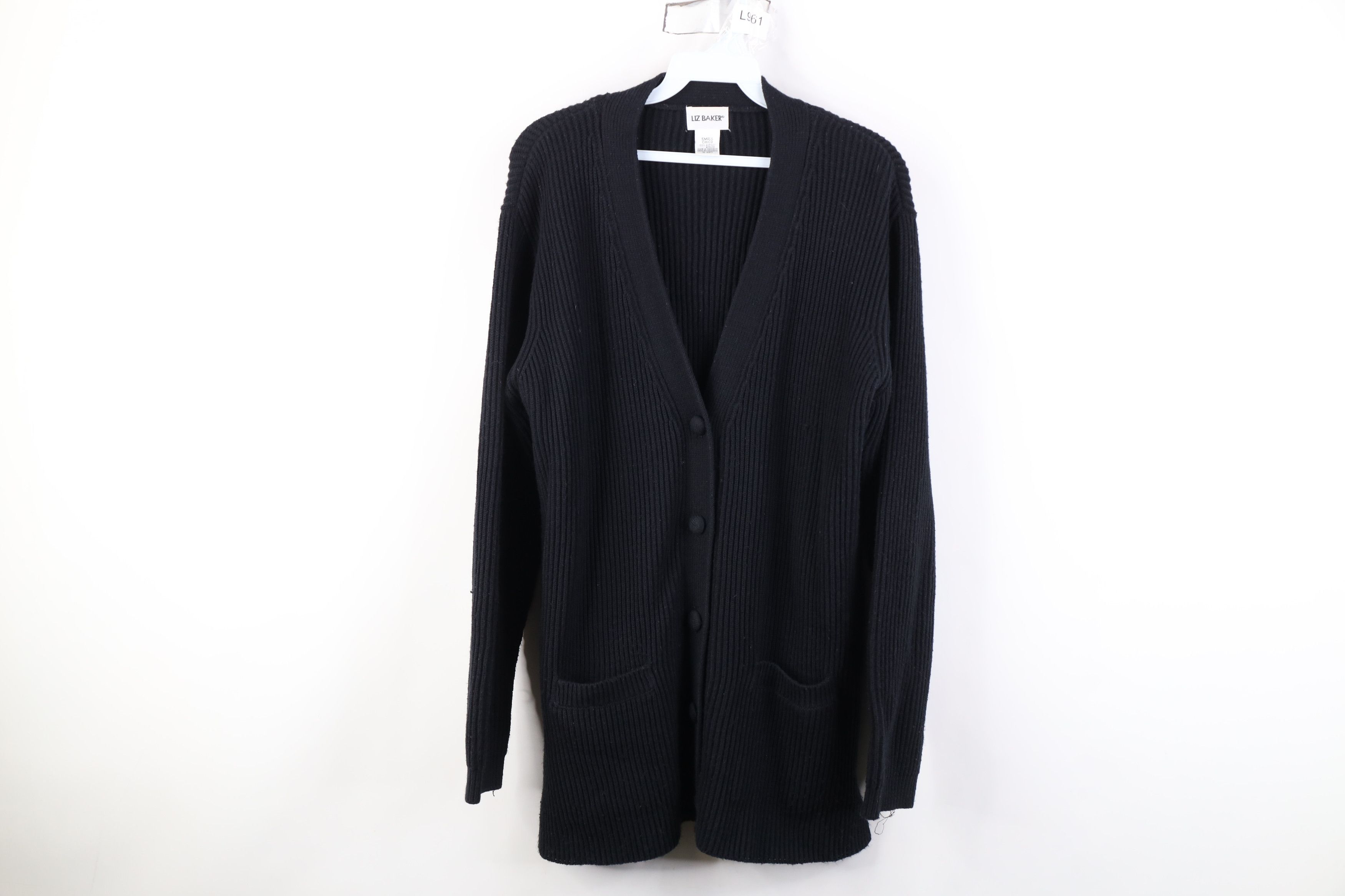 Vintage Vintage 90s Streetwear Chunky Ribbed Knit Cardigan Sweater Size S / US 4 / IT 40 - 1 Thumbnail