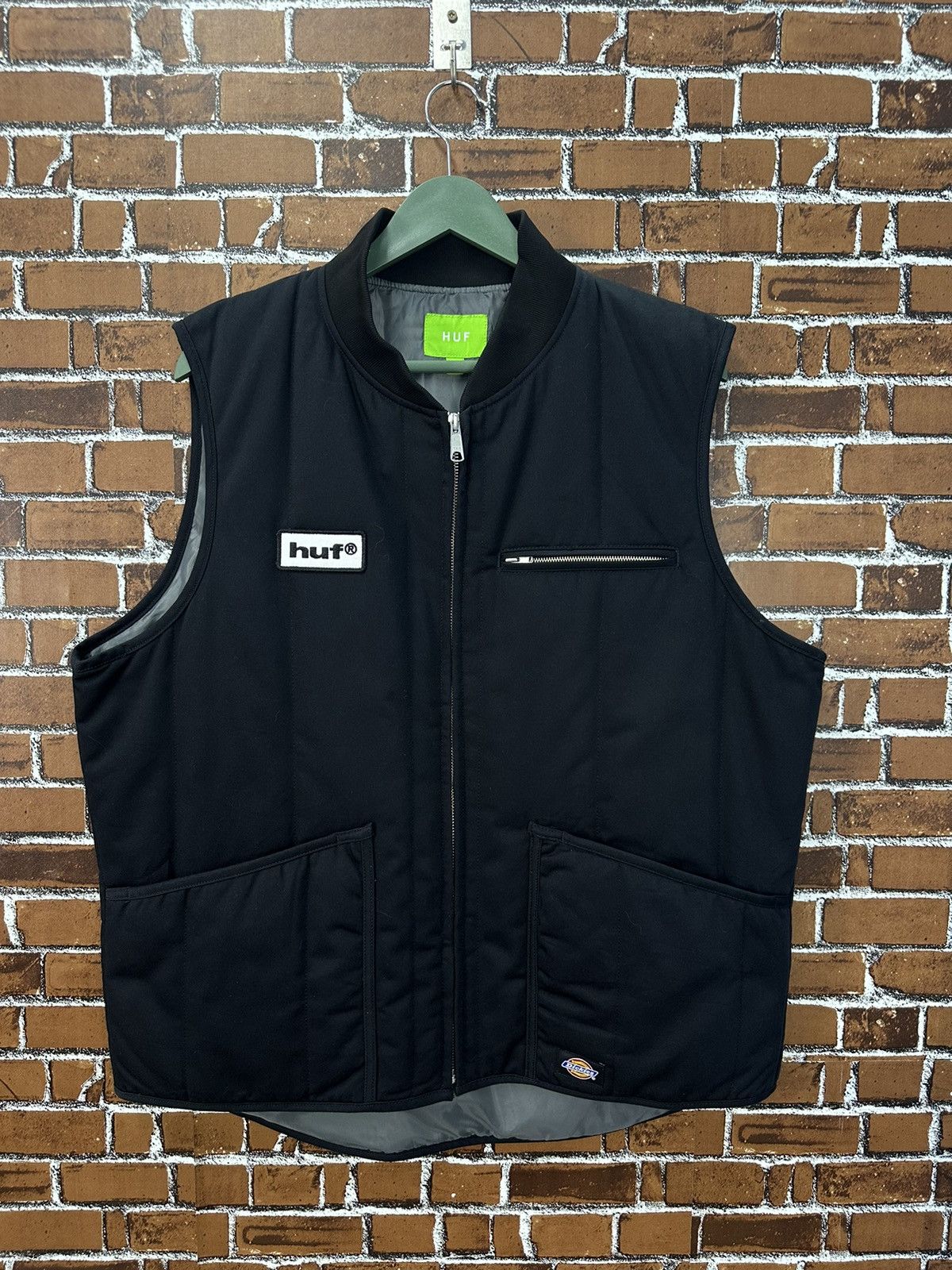 Huf Huf X Dickies Black Canvas Vest Z267 Size US L / EU 52-54 / 3 - 1 Thumbnail