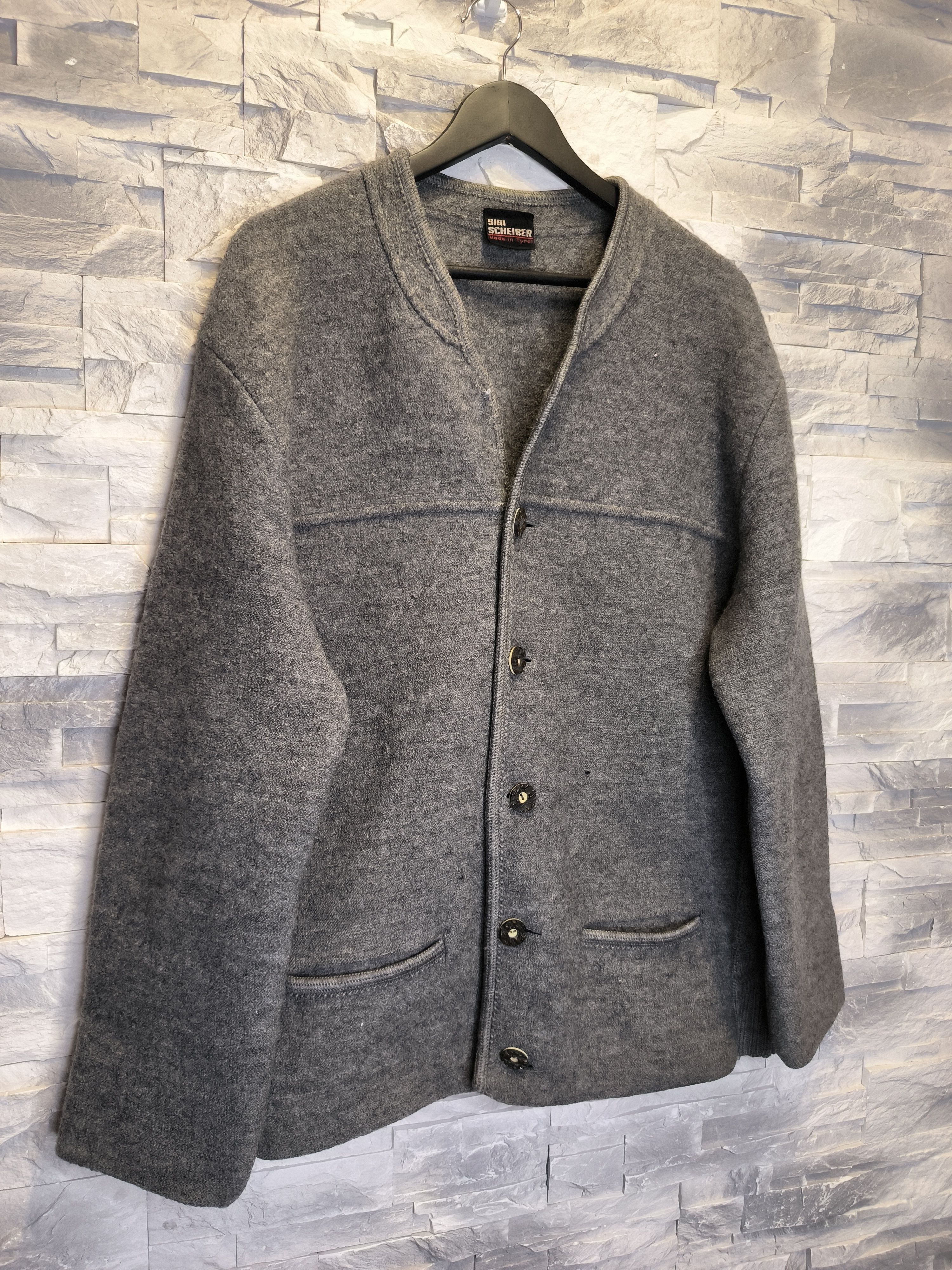 Other Sigi Scheiber Blazer Jacket Wool Vintage Tyrol Austria Size US XL / EU 56 / 4 - 3 Thumbnail