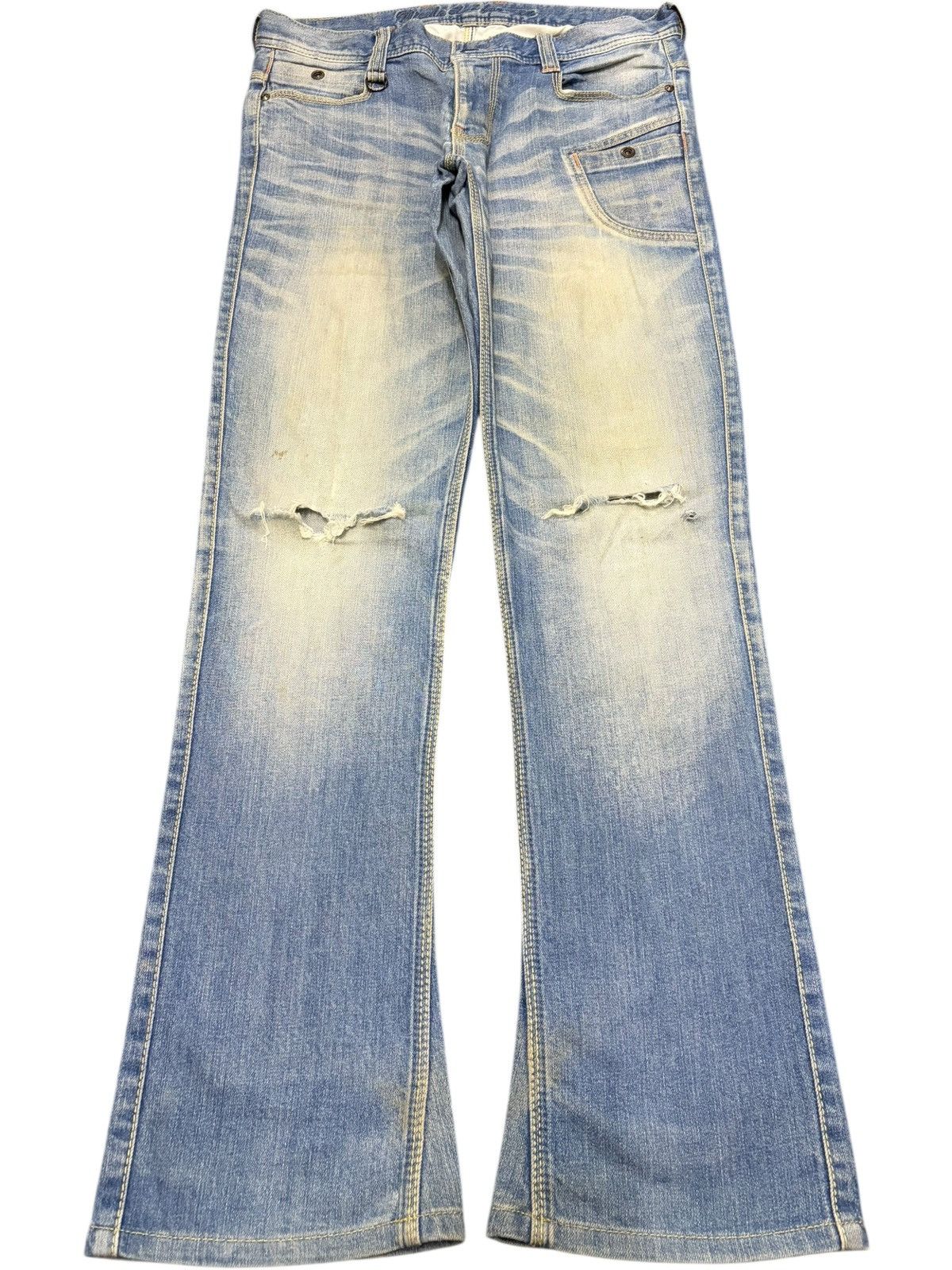 Vintage Nicole Club For Men Distressed Flare Jeans