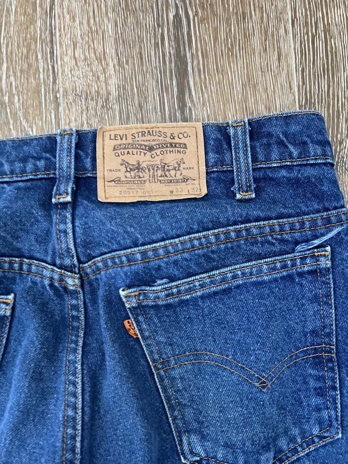 Levi's Vintage levis 517 orange tab bootcut flare jeans Size US 32 / EU 48 - 4 Thumbnail