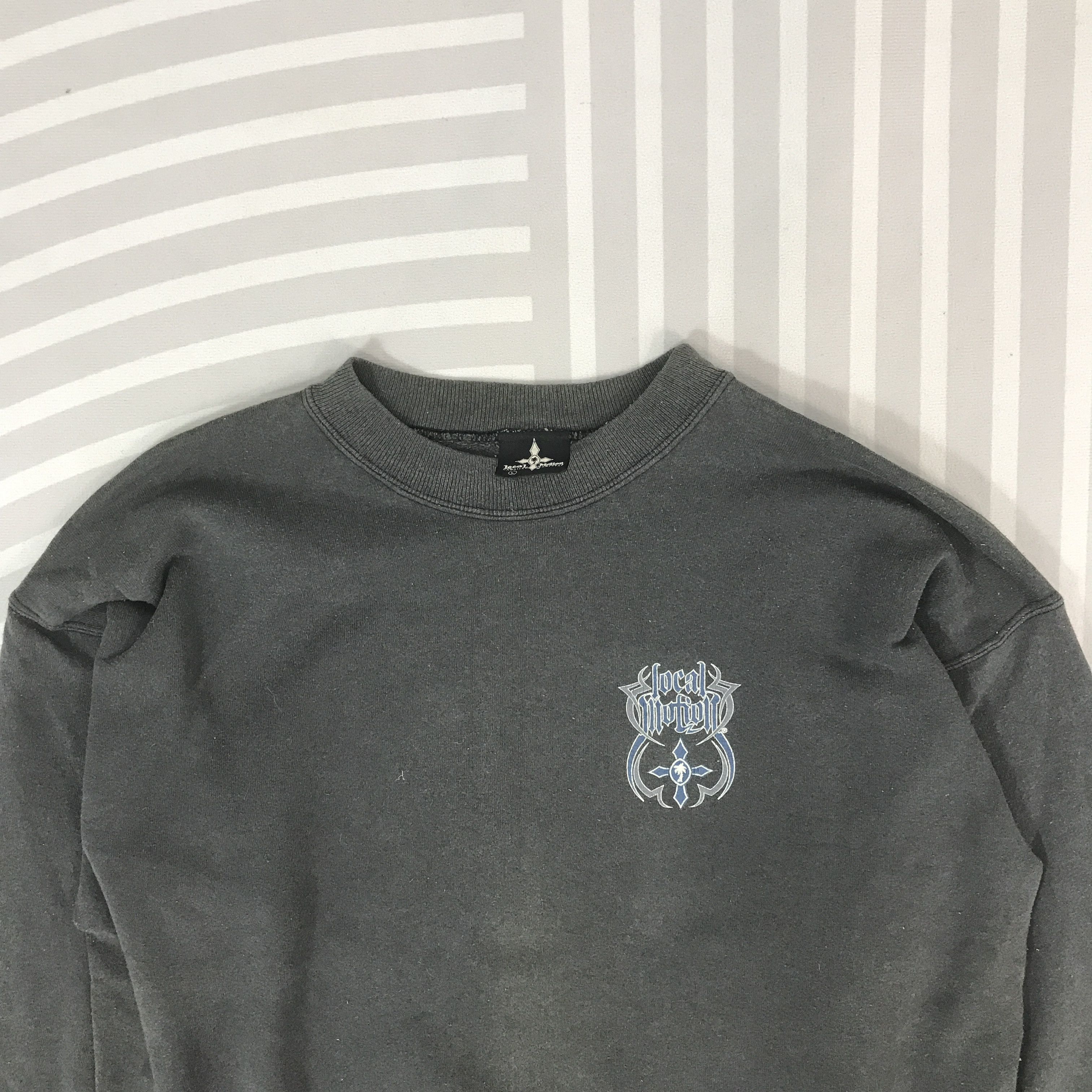 Japanese Brand Vintage Local Motion gothic design Sweatshirt Size US L / EU 52-54 / 3 - 4 Thumbnail