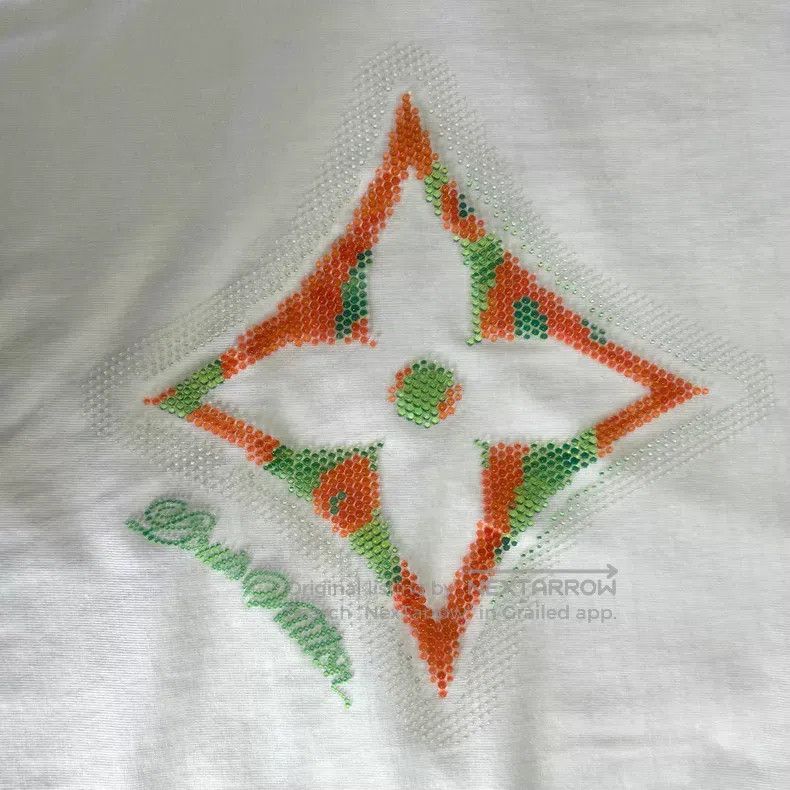 Louis Vuitton Louis Vuitton 25 new white big flower glitter beaded logo Size US XXL / EU 58 / 5 - 6 Thumbnail