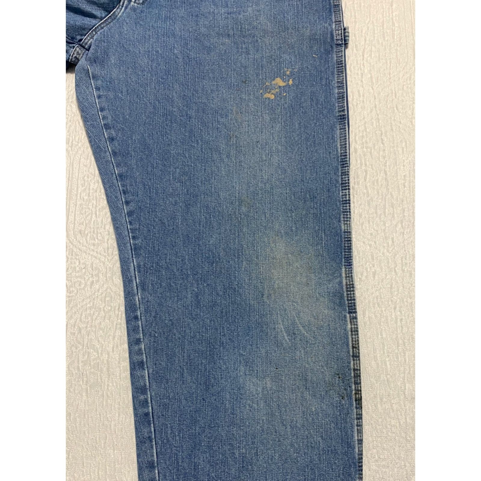 Wrangler VINTAGE Wrangler Hero Carpenter Jeans Mens Size 40×30 Blue Straight Wide Leg Mens Size US 40 / EU 56 - 5 Thumbnail