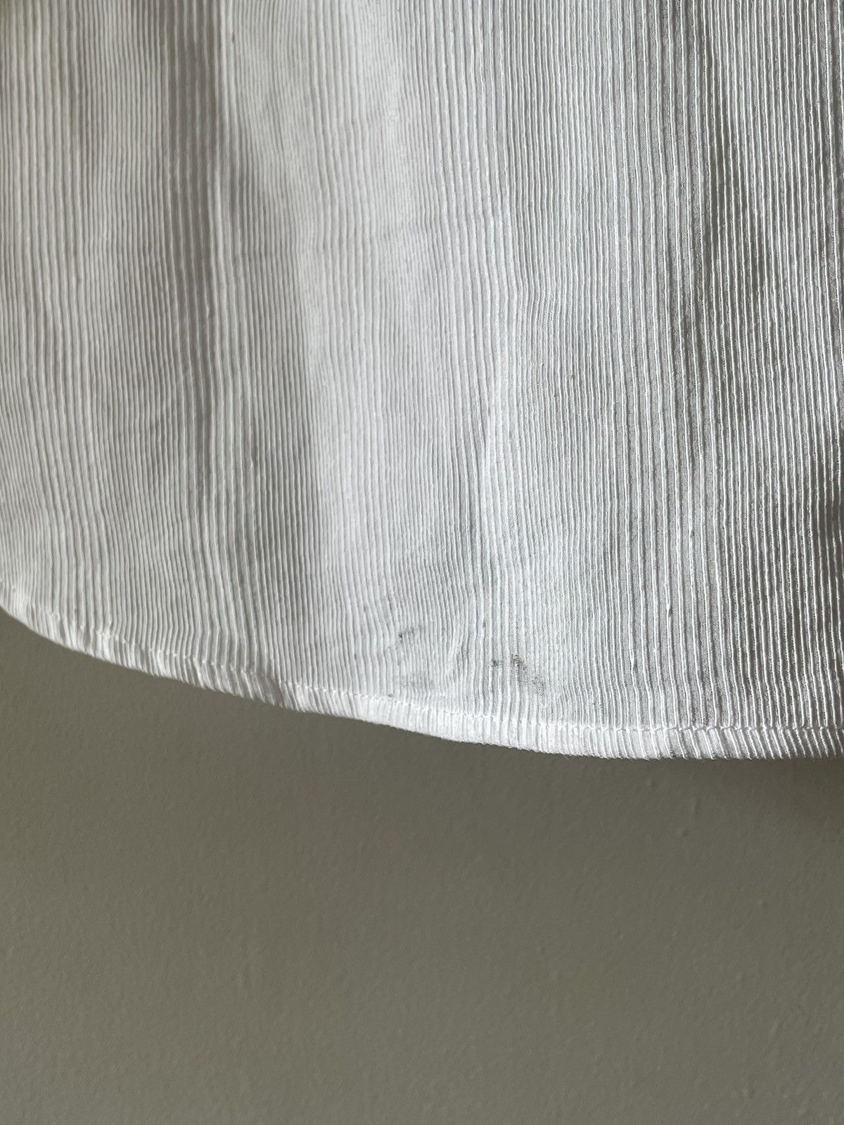 Saint Laurent Paris 2019 White Silk Ribbed Shirt Size US M / EU 48-50 / 2 - 9 Thumbnail