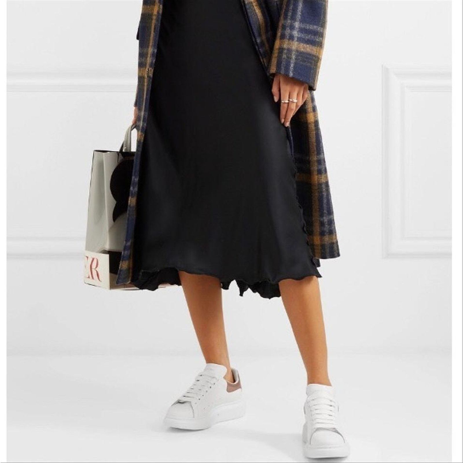 Alexander McQueen oversized leather sneakers Size US 6 / IT 36 - 3 Thumbnail