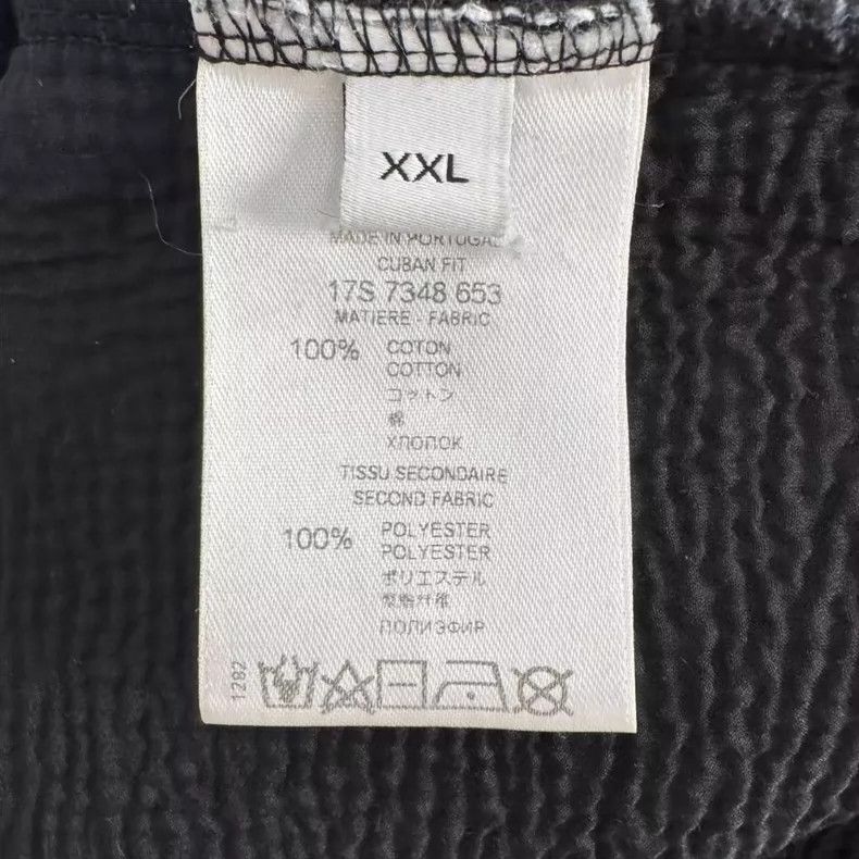 Givenchy Givenchy Black oversized hole logo sweatshirt 2505-Nextarro Size US XXL / EU 58 / 5 - 4 Thumbnail