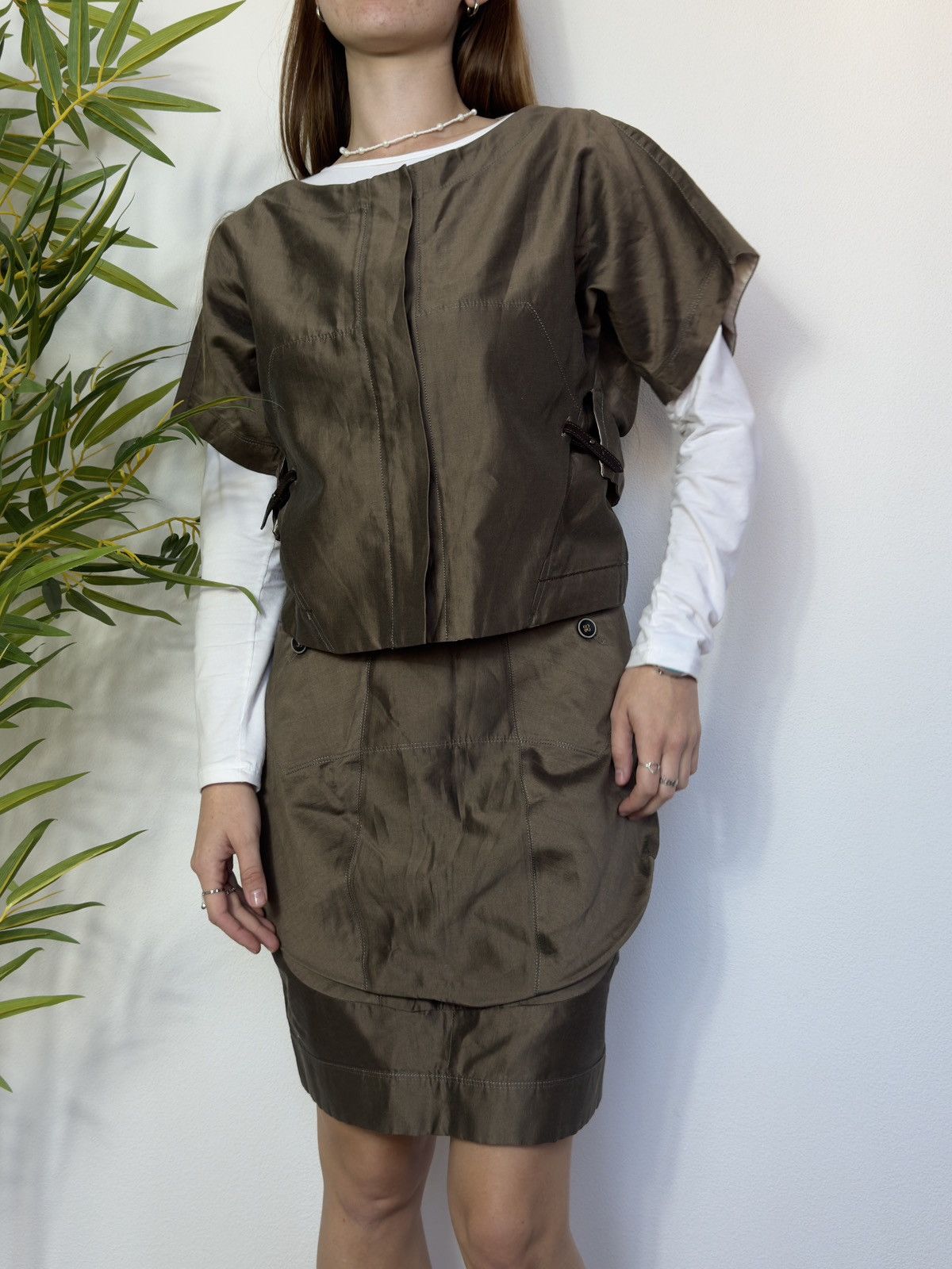 Marithe + Francois Girbaud VINTAGE MARITHE FRANCOIS GIRBAUD 2000s AVANT GARDE COSTUME Size M / US 6-8 / IT 42-44 - 3 Thumbnail