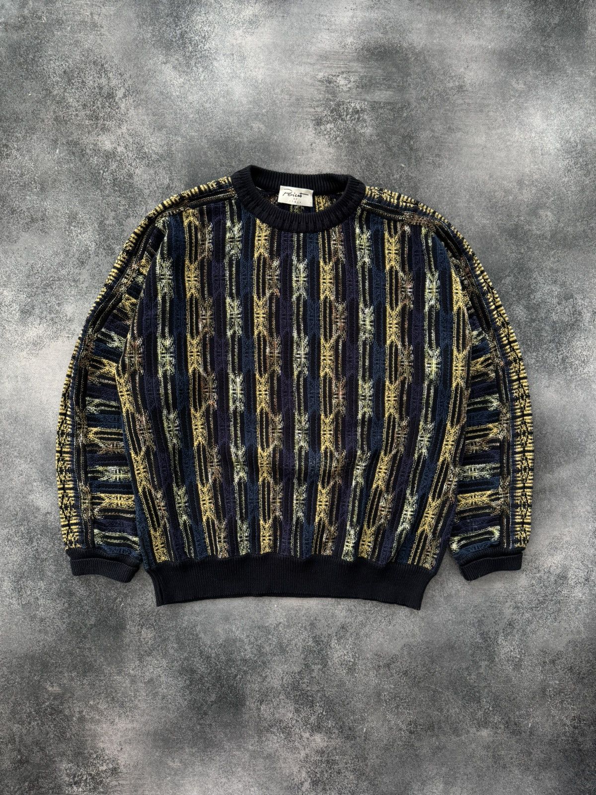 Coogi Coogi Style Vintage Point Of Italy Knitted Sweater Size US XL / EU 56 / 4 - 1 Thumbnail
