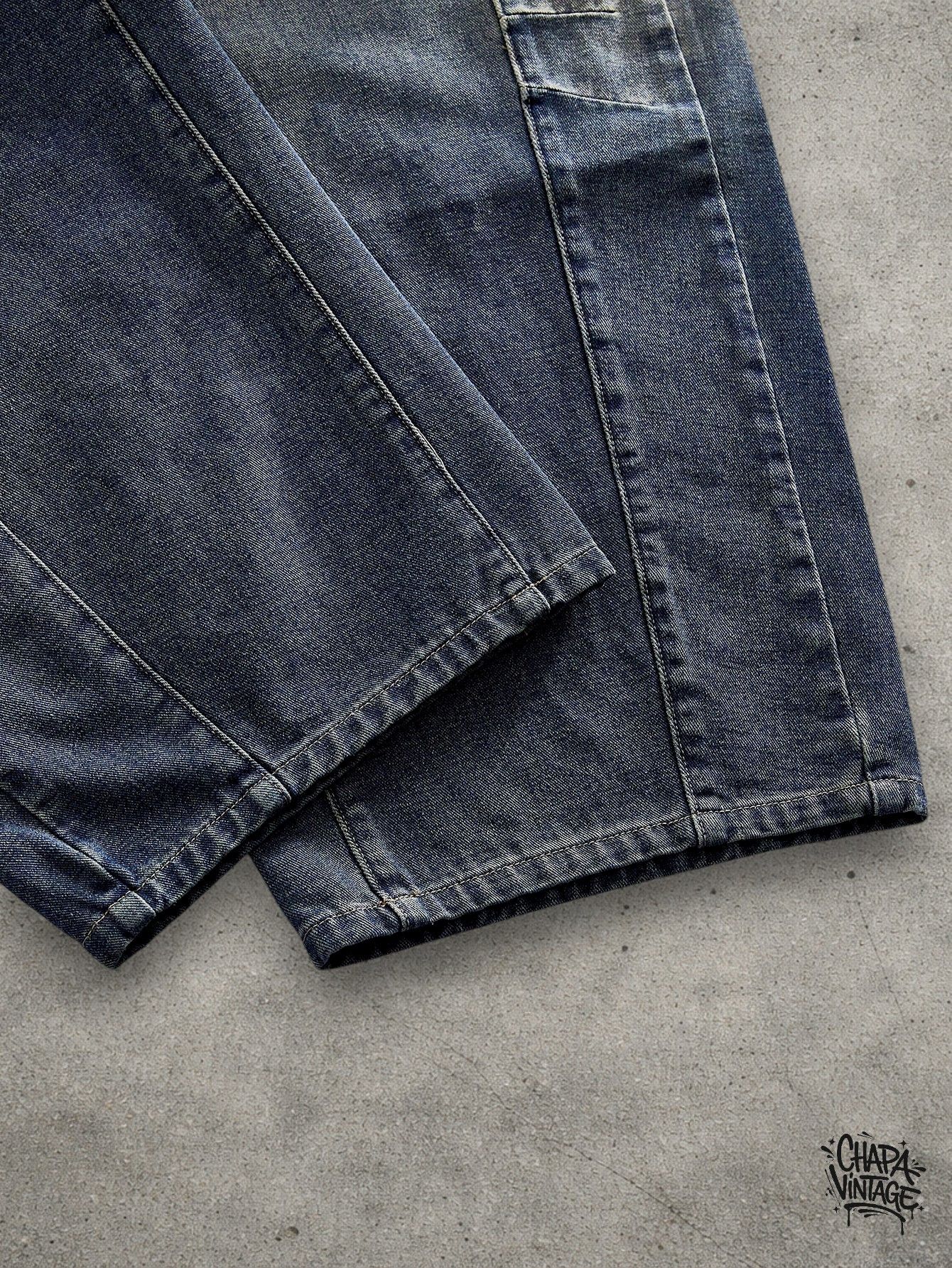 Japanese Brand Washed loose fit jeans Size US 32 / EU 48 - 3 Thumbnail