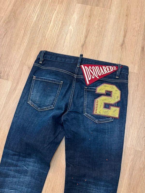 Dsquared2 Dsquared2 Cool Girl Cropped Jeans Big Logo size 40 Navy New Size 28" / US 6 / IT 42 - 4 Thumbnail