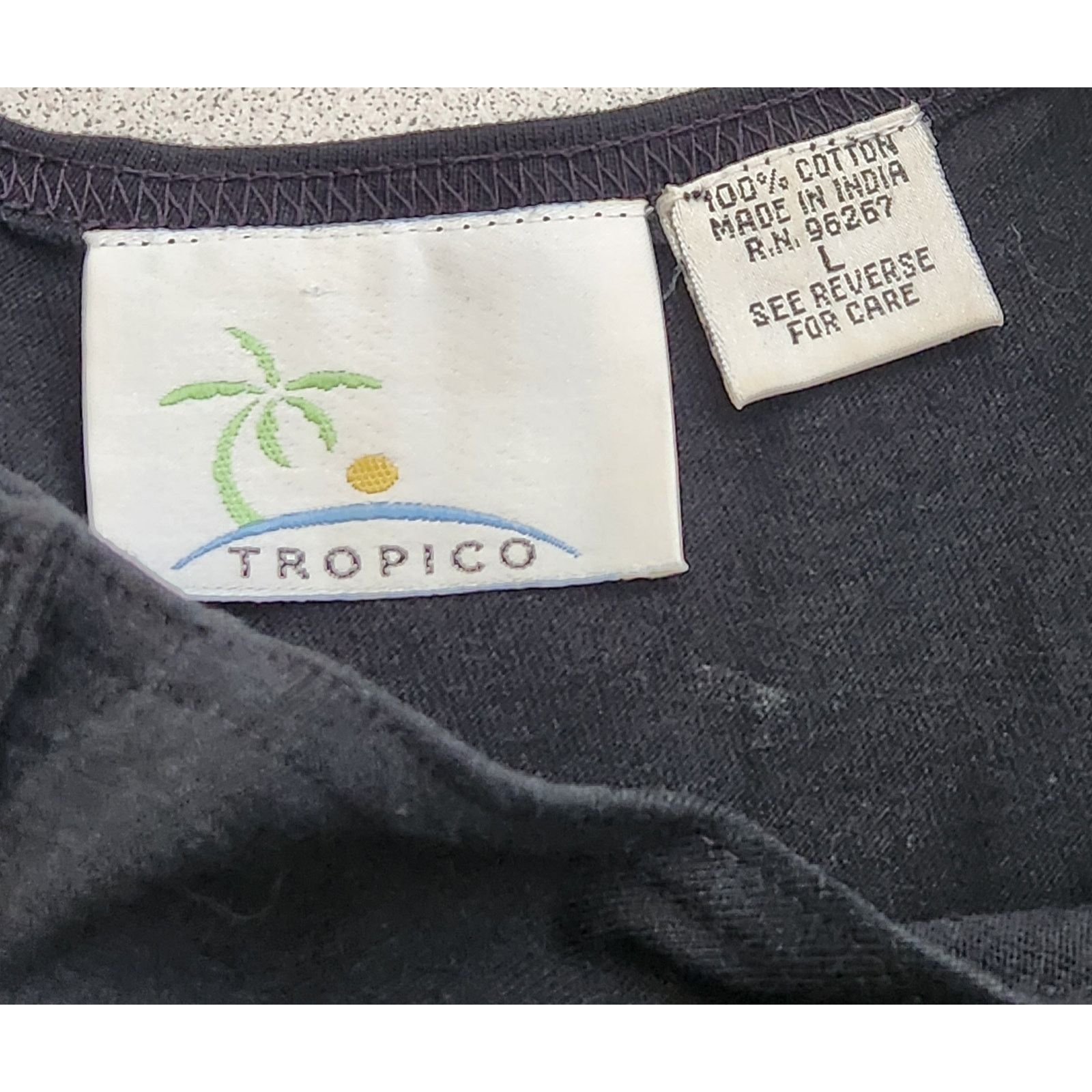 Other VTG Tropico Black White Patchwork Pictures Hem Maxi Dress L Size L / US 10 / IT 46 - 6 Thumbnail