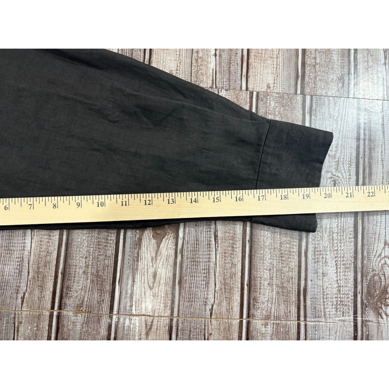 Outlier Outlier NYC Injected Linen boxford shirt sz 2XL color Black Size US XXL / EU 58 / 5 - 3 Thumbnail