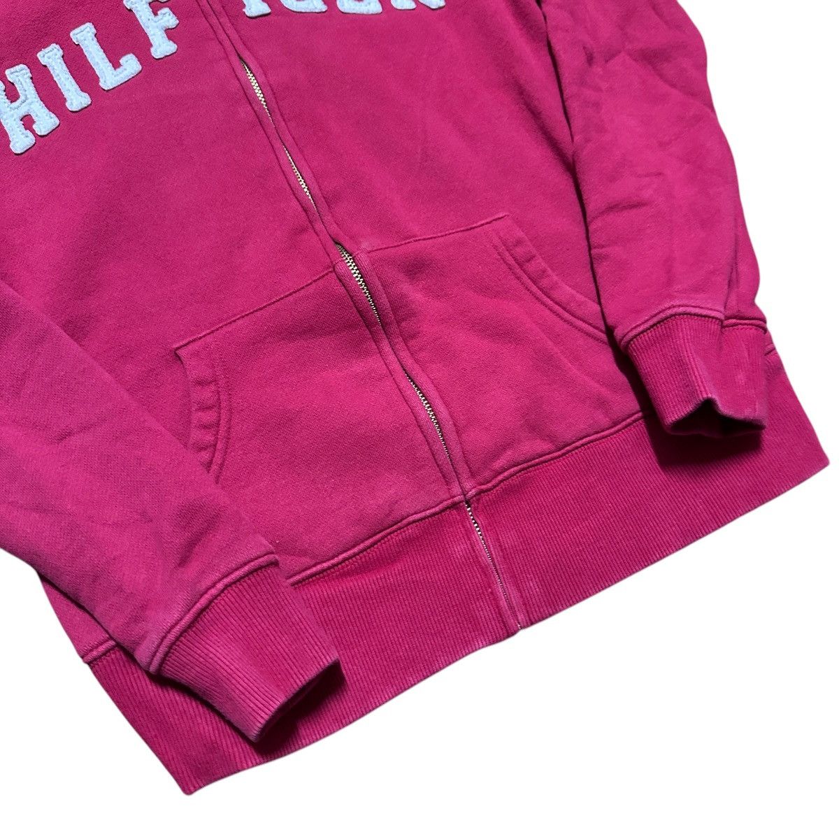 Tommy Hilfiger Women’s Y2K Tommy Hilfiger Pink Spellout Hoodie Size XS / US 0-2 / IT 36-38 - 5 Thumbnail