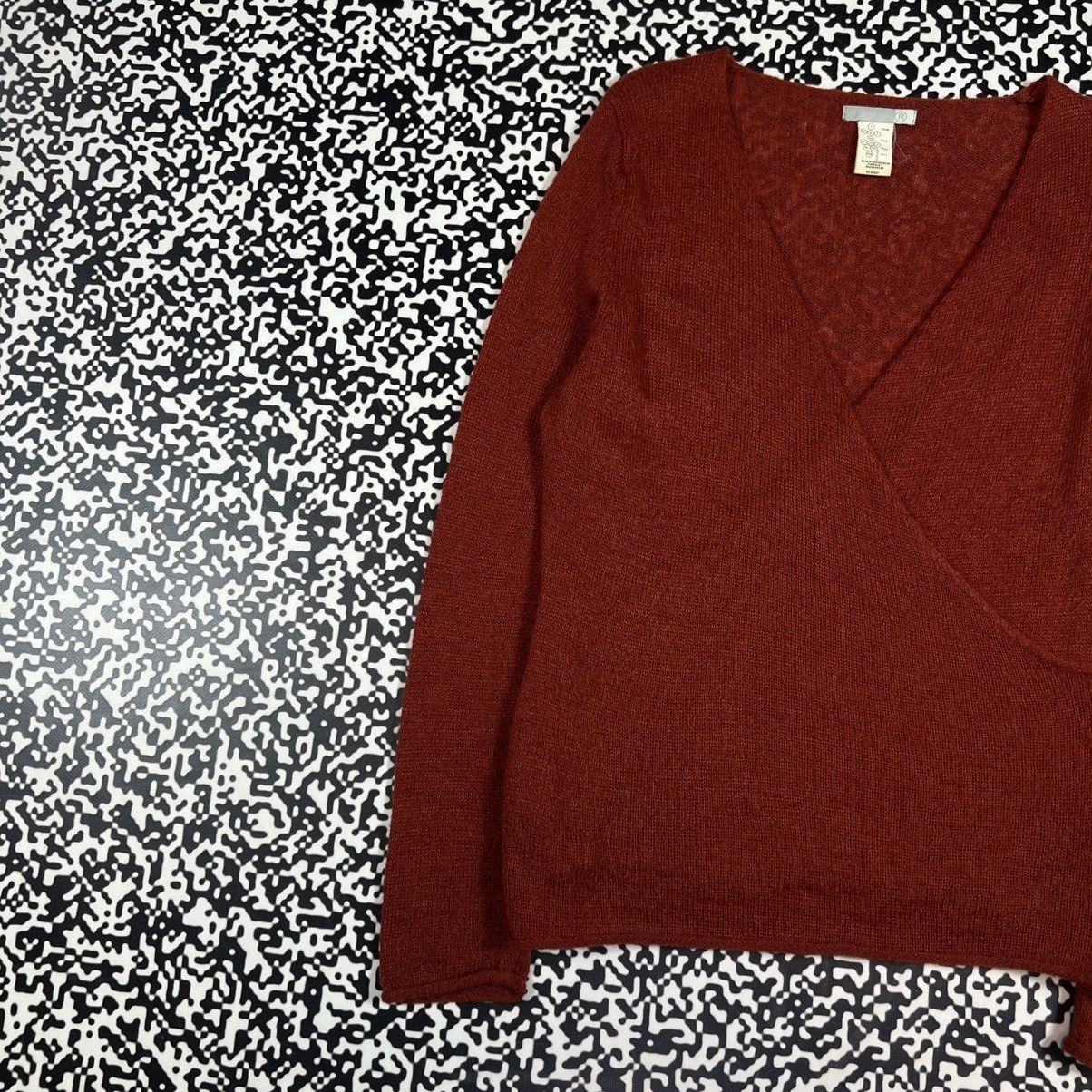 Japanese Brand Vintage Y2K Japanese Style Kid Mohair Avant Garde Sweater Size XL / US 12-14 / IT 48-50 - 4 Thumbnail