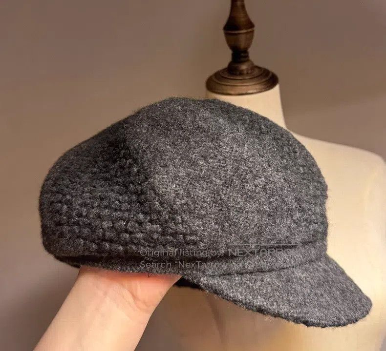 Vivienne Westwood Vivienne Westwood Autumn and winter grey newsboy hat Size ONE SIZE - 4 Thumbnail