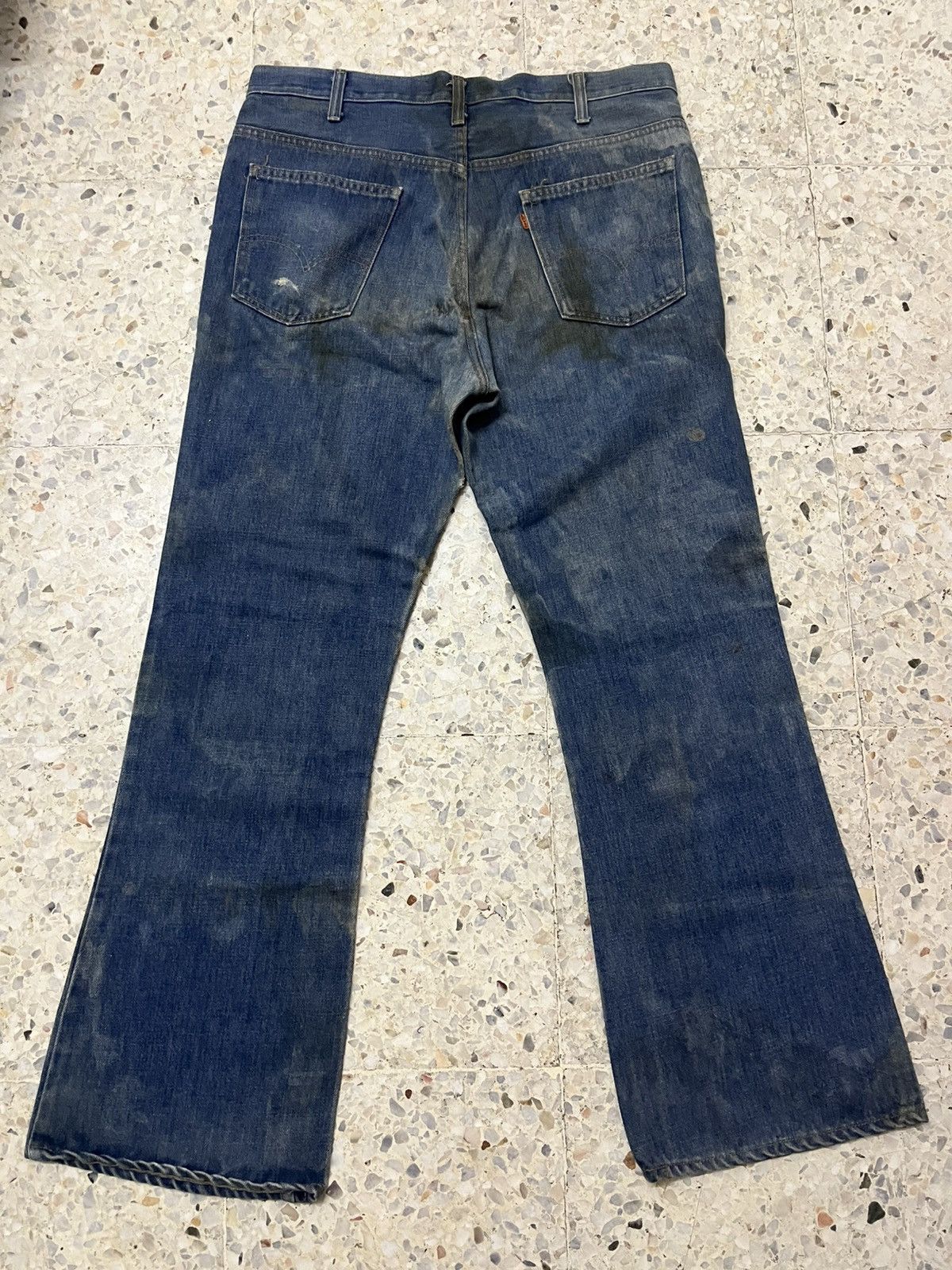 Levi's True crazy vintage rare 70s levis oren tag 646 bell bottom Size US 37 - 3 Thumbnail