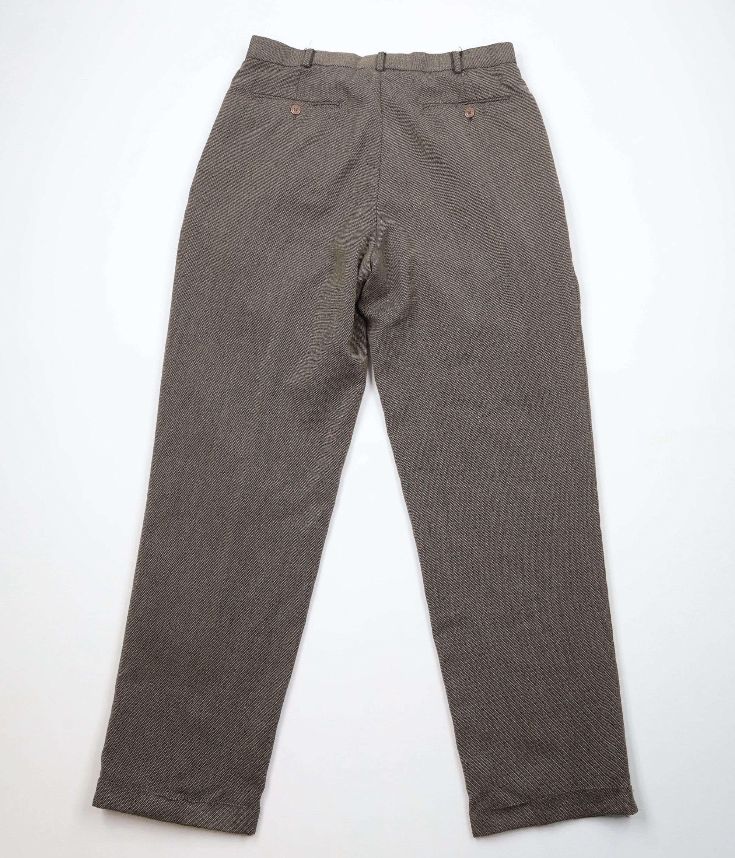Vintage Vintage 90s Streetwear Rayon Blend Tweed Wide Leg Pants Size US 34 / EU 50 - 11 Thumbnail
