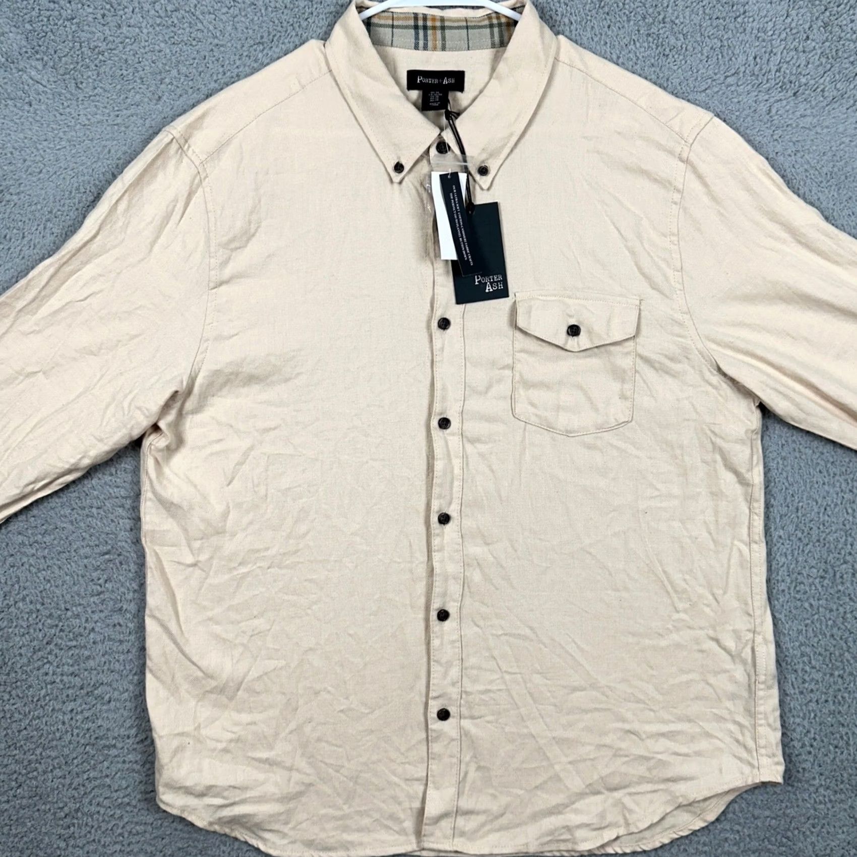 ASH VINTAGE Porter Ash Shirt Button-Up Size US XL / EU 56 / 4 - 3 Thumbnail