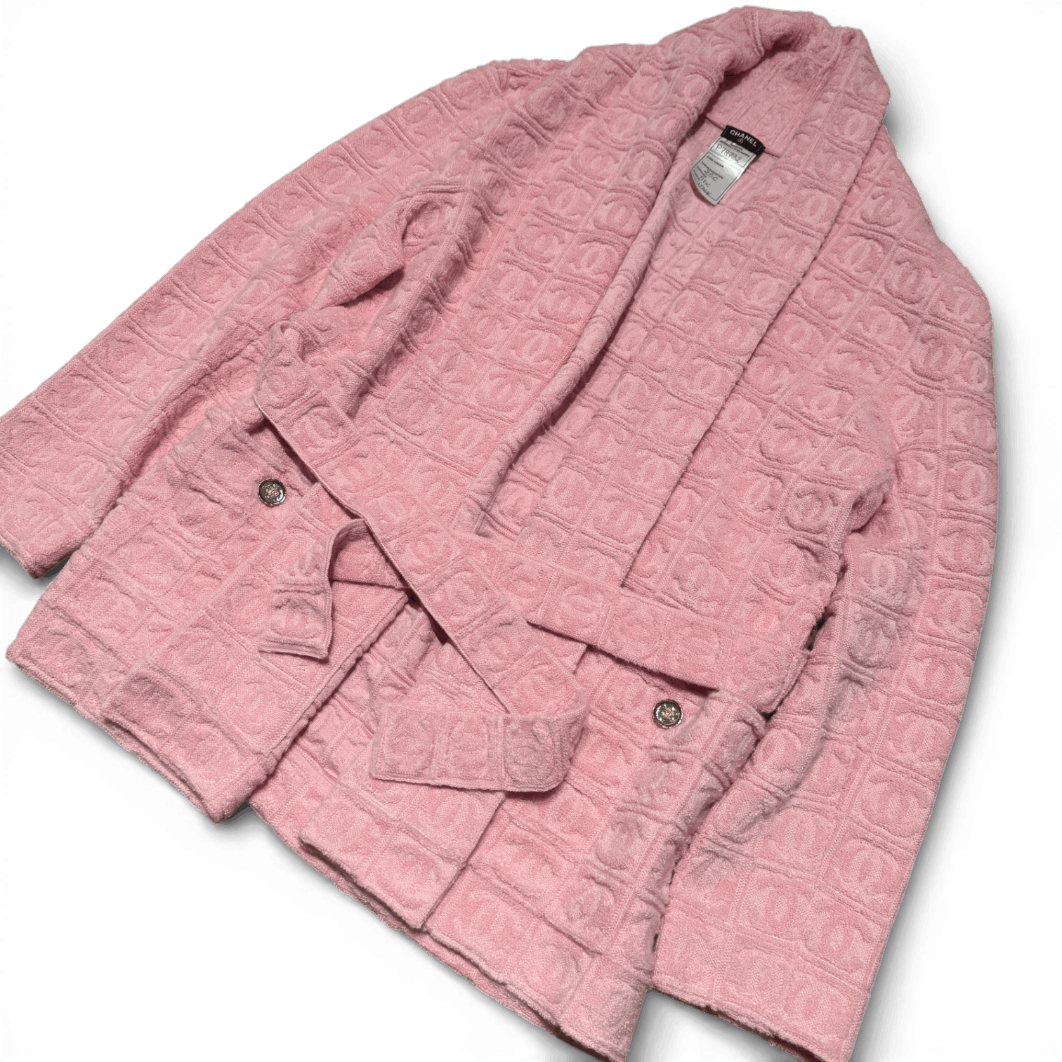 Chanel Chanel 2025 Cruise Oversized Belted Shawl Cardigan Sample Size US L / EU 52-54 / 3 - 4 Thumbnail