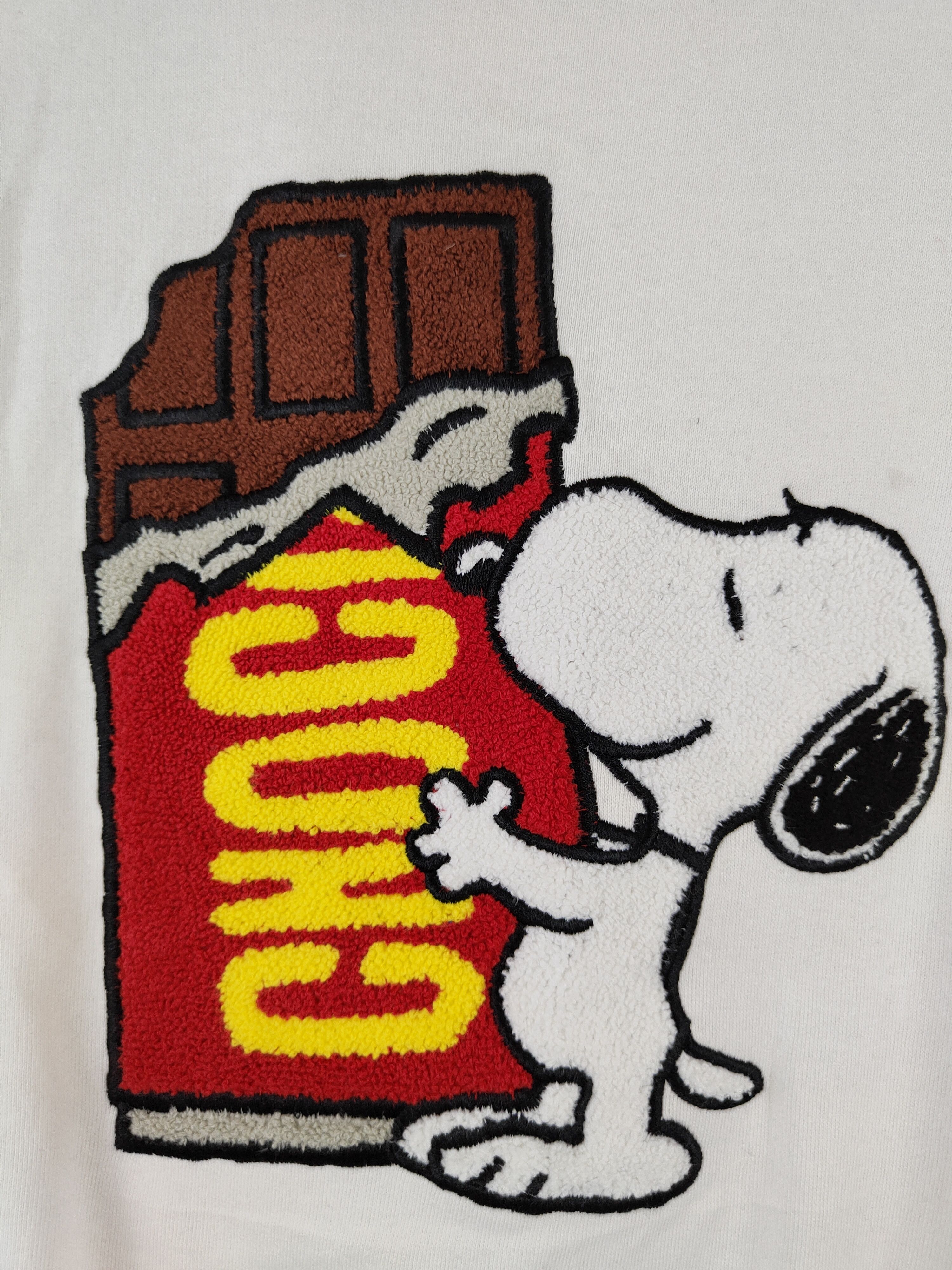 Vintage Peanuts Cream vintage Sweatshirts #S2473 Size US L / EU 52-54 / 3 - 2 Thumbnail