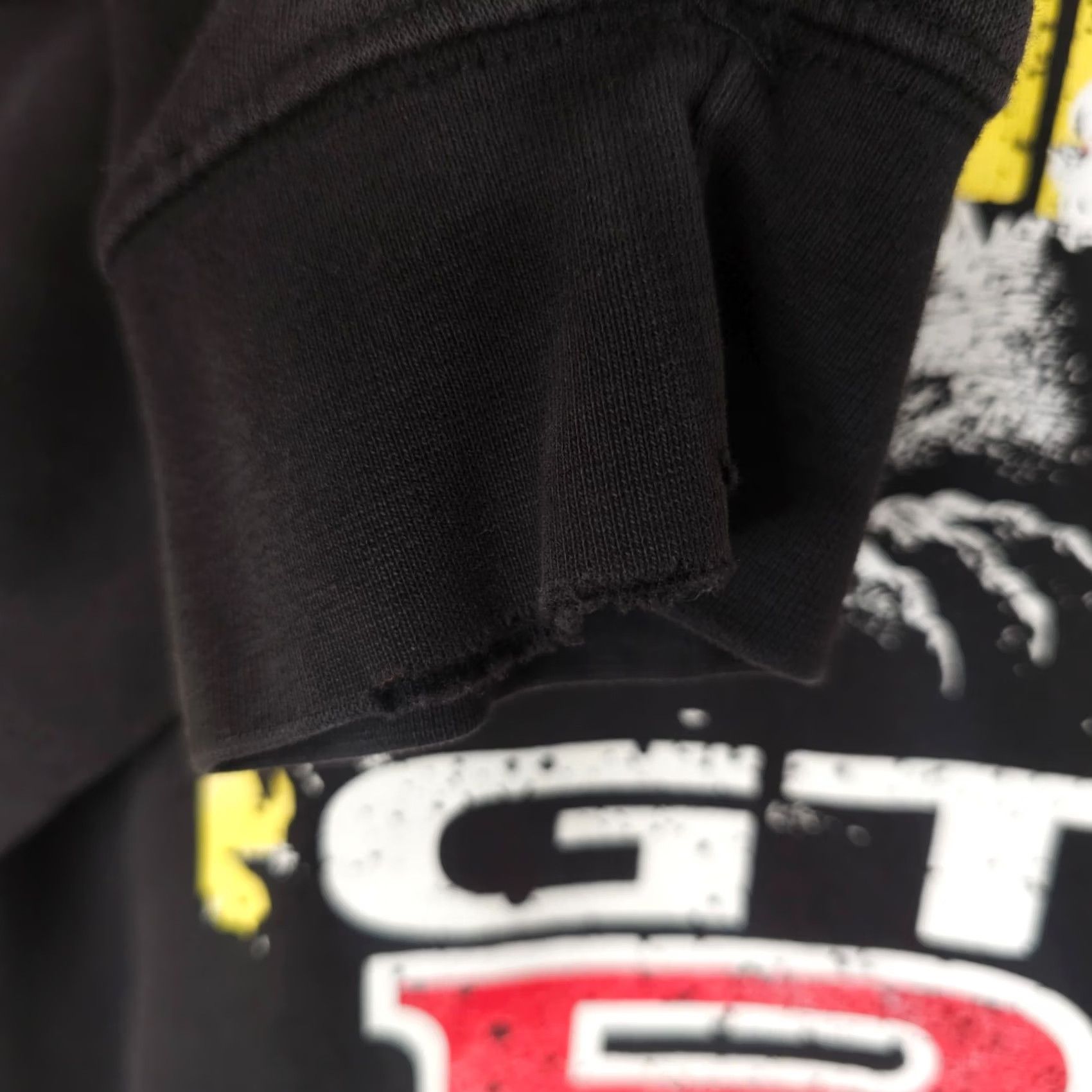 Vintage VINTAGE Godzilla Nissan GT-R Sweatshirt Hoodie Mens Size Large Black R32 Skyline Size US L / EU 52-54 / 3 - 5 Thumbnail