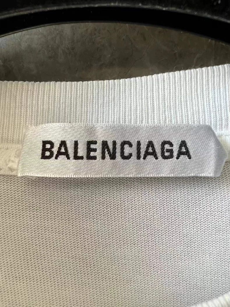 Balenciaga Balenciaga White MasterCard Short Sleeves Size US S / EU 44-46 / 1 - 3 Thumbnail