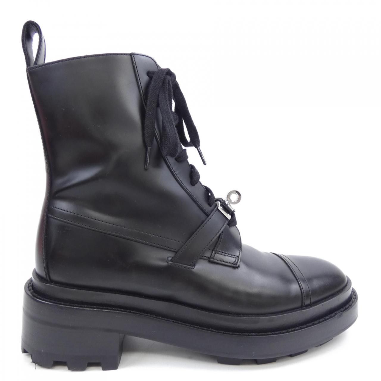 Hermes Hermes Hermes Funk Kelly Buckle Vau Glace Boots 35 Leather Shoes DUTY FREE for USA Size ONE SIZE - 1 Thumbnail