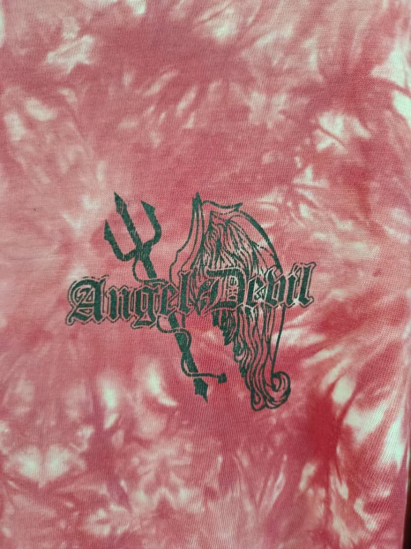 If Six Was Nine Angel Devil Tribal Grunge Gothic Tie Dye Tee Size US M / EU 48-50 / 2 - 4 Thumbnail