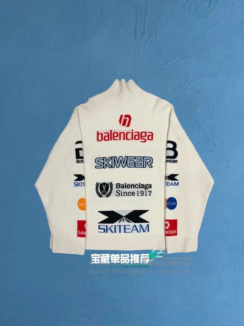 Balenciaga Balenciaga Ski series high neck knitted sweater Size US XS / EU 42 / 0 - 1 Thumbnail