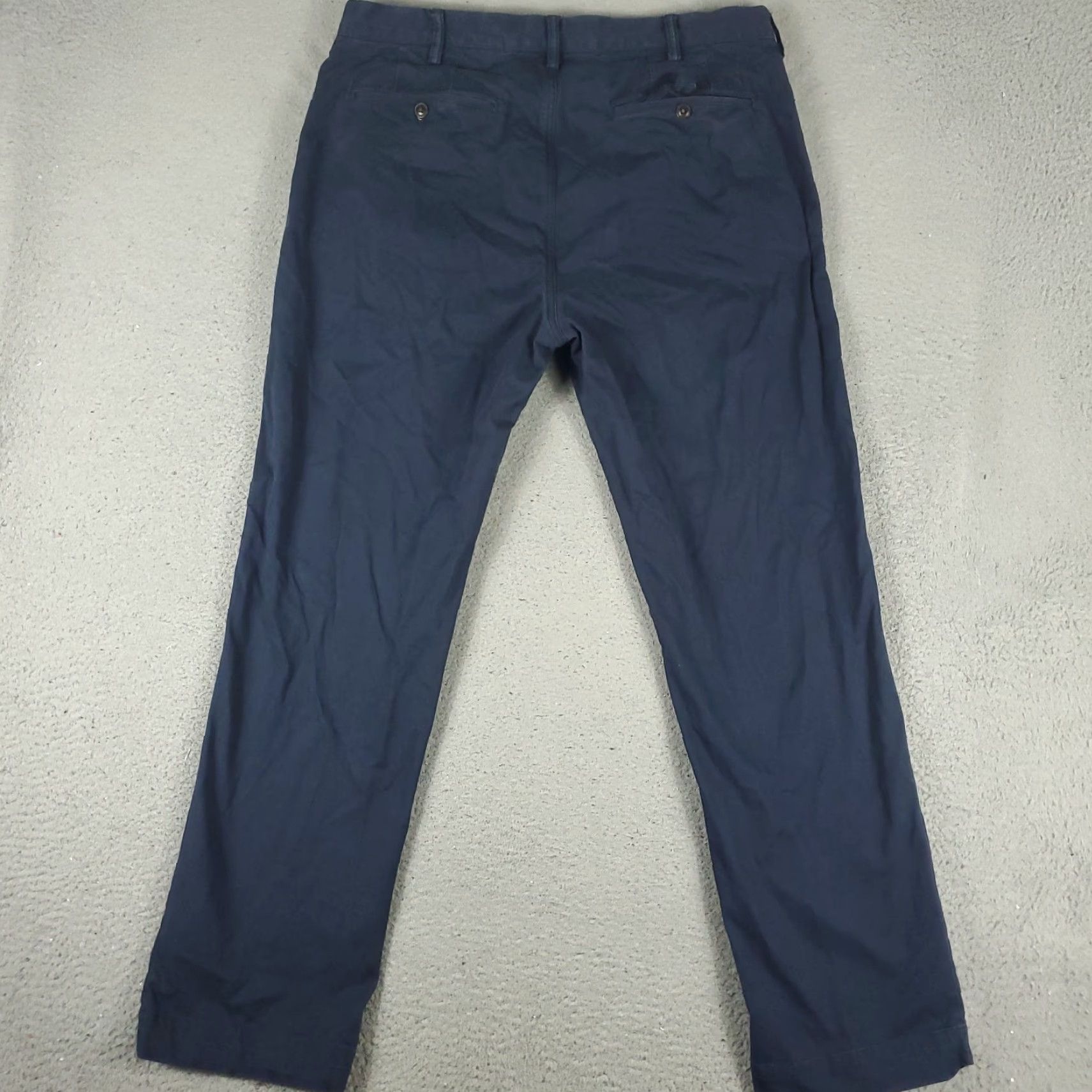 Ralph Lauren Ralph Lauren Pants Mens 36x31 Chino Flat Front Blue Cotton Regular Inseam 31 Solid Mens Size US 36 / EU 52 - 7 Thumbnail