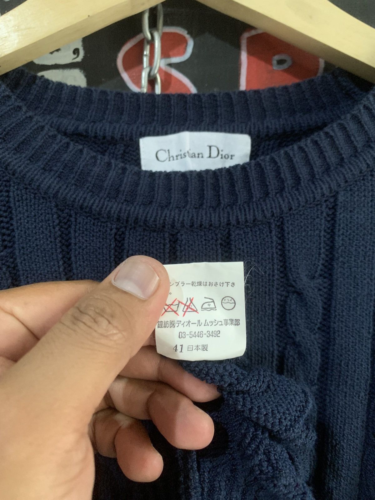 Christian Dior Monsieur Vintage Christian Dior Knitwear Hedi Slimane Sweater Size US L / EU 52-54 / 3 - 10 Thumbnail