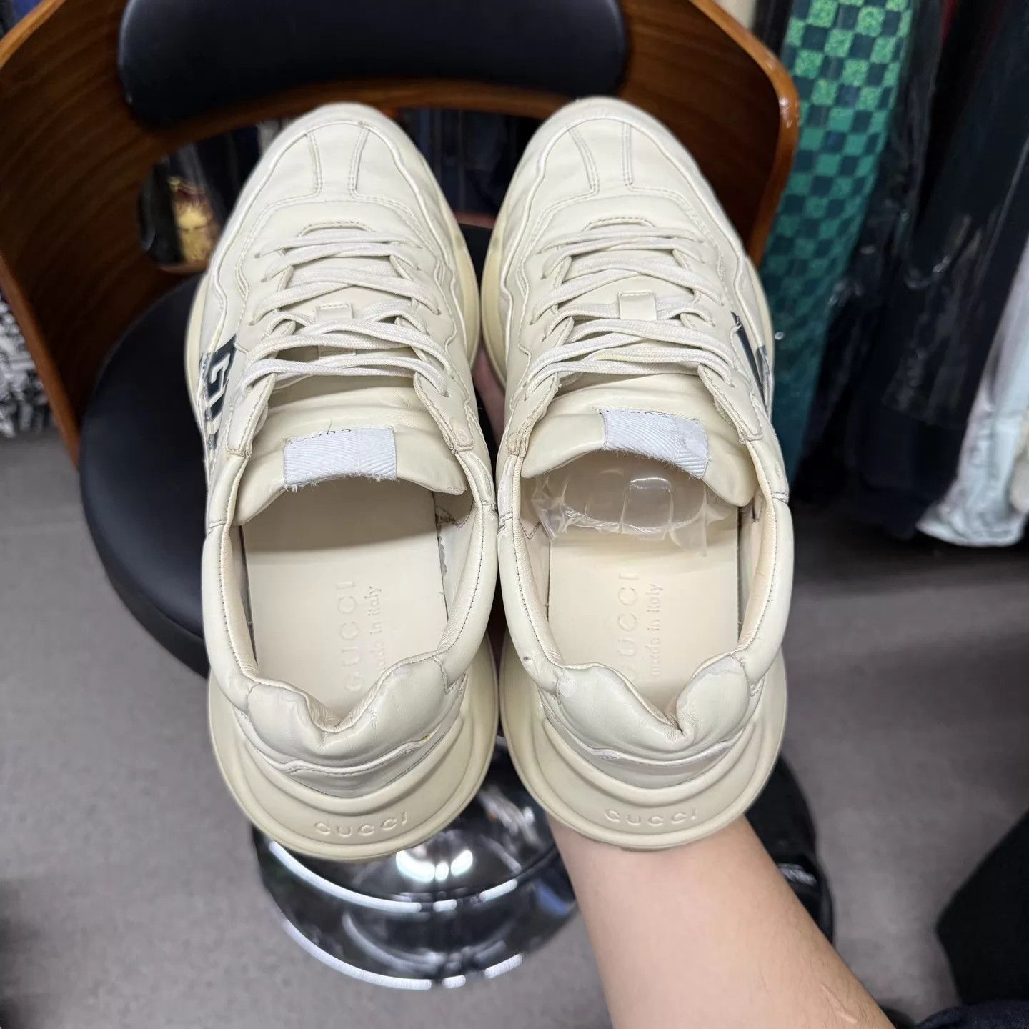 Gucci Gucci Rhyton25 Ivory White 8.5 Size US 8.5 / EU 41-42 - 8 Thumbnail