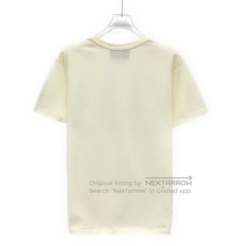 Gucci Gucci Size XXXS Beige logo letter print cotton round-neck s Size XXS / US 00 / IT 34 - 2 Thumbnail