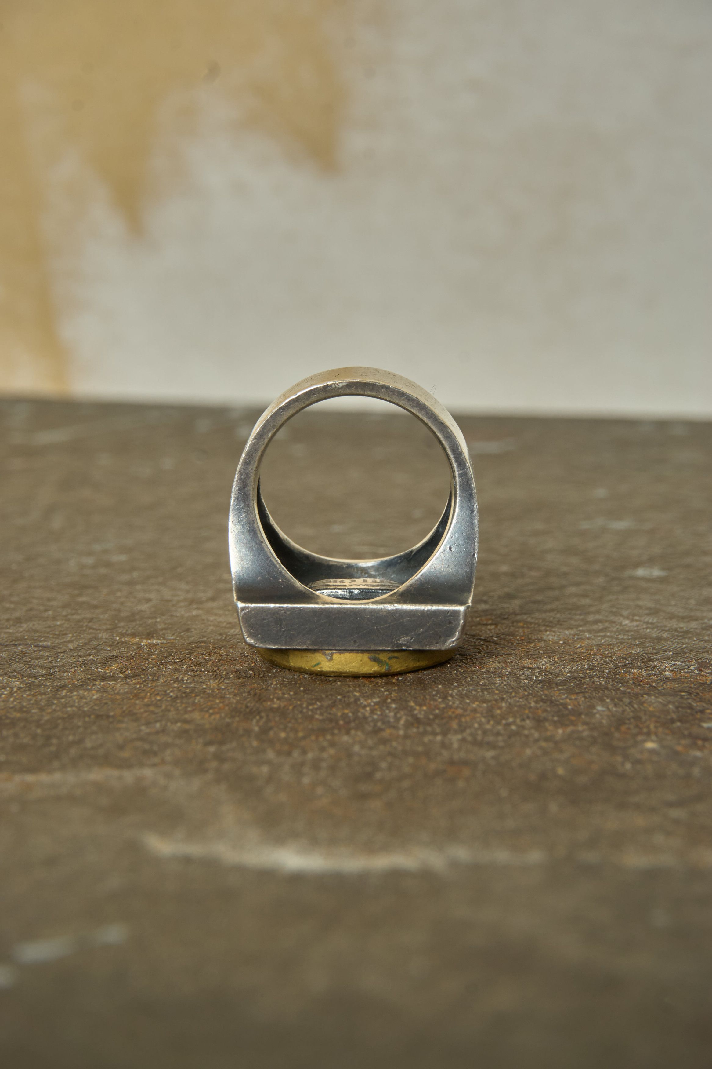 Japanese Brand VERONICA BY LED RECHWE ENCAPSULATED SKULL RING Size ONE SIZE - 4 Thumbnail