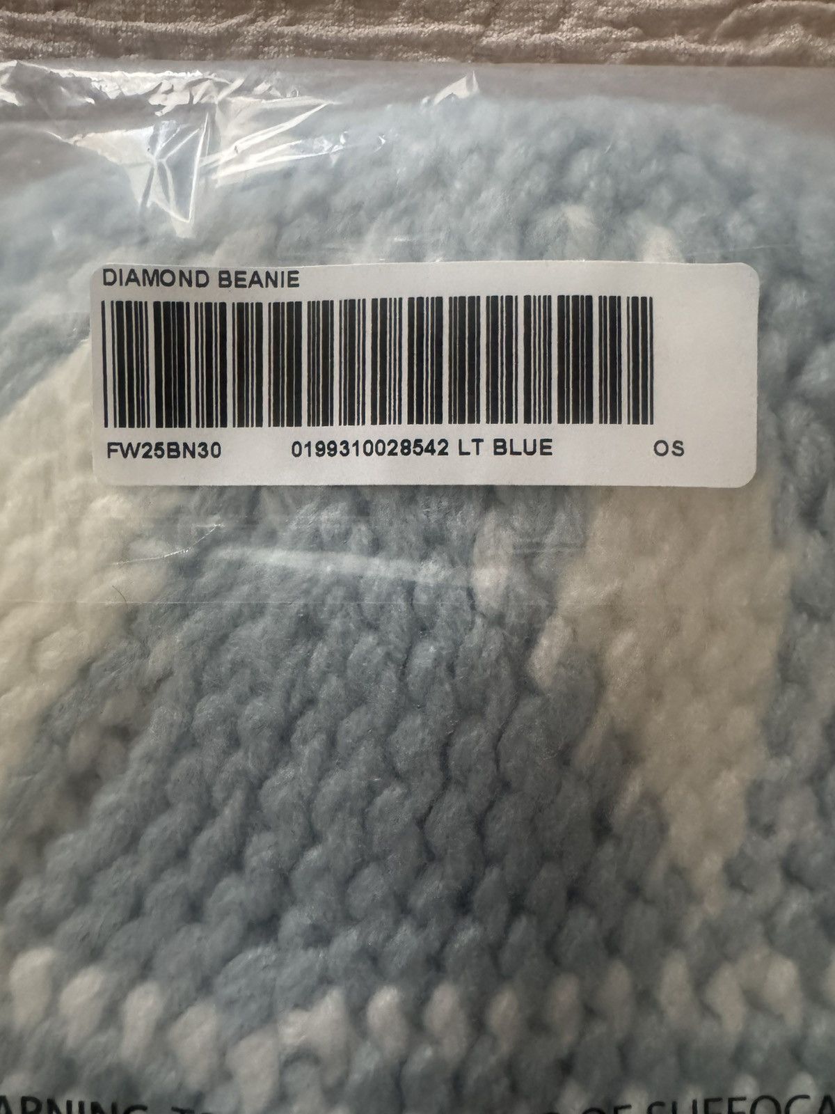 Supreme Supreme Diamond Beanie Size ONE SIZE - 3 Thumbnail