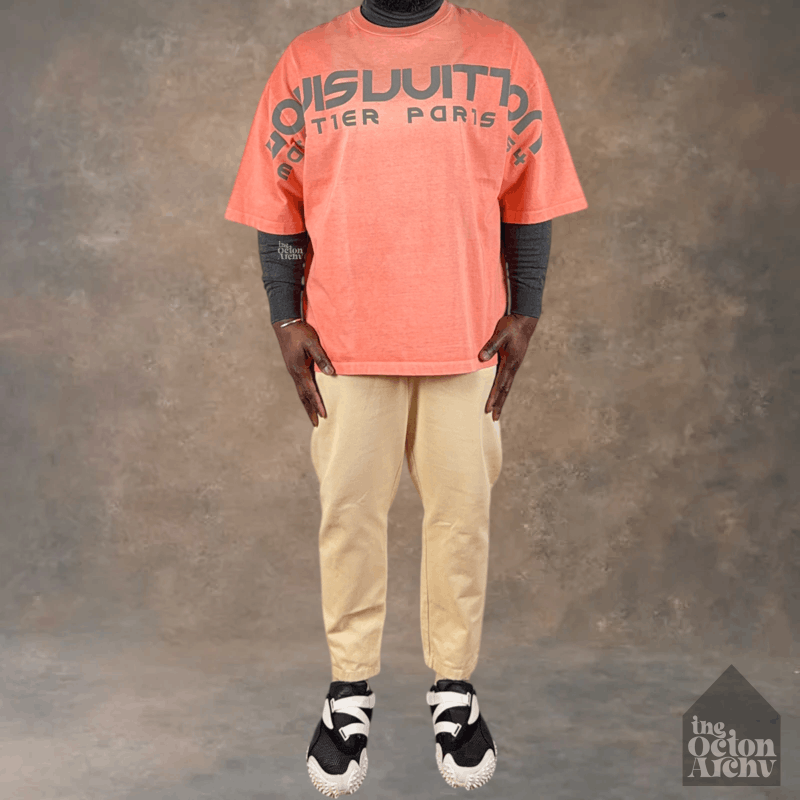 Louis Vuitton Louis Vuitton Kim Jones Oversized Reflective Tee 1A40QR Size US L / EU 52-54 / 3 - 3 Thumbnail