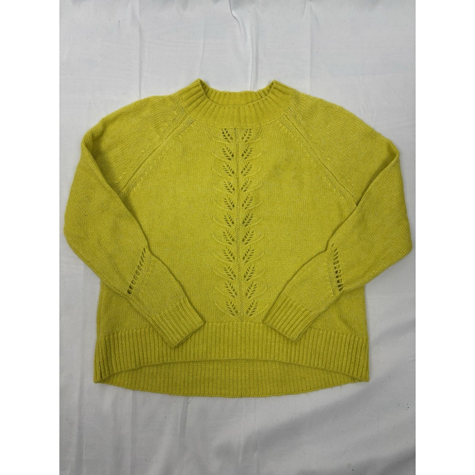 Loft LOFT Ann Taylor Pointelle Women's Long Sleeve Sweater XSP Size XS / US 0-2 / IT 36-38 - 1 Thumbnail